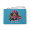 Clutch Bag | Pink Girl Goonie "Cash, Lashes & Confidence"
