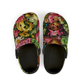 Kid's Foam Clogs (Black) | Pink BG Babies "Flowers & Funds"