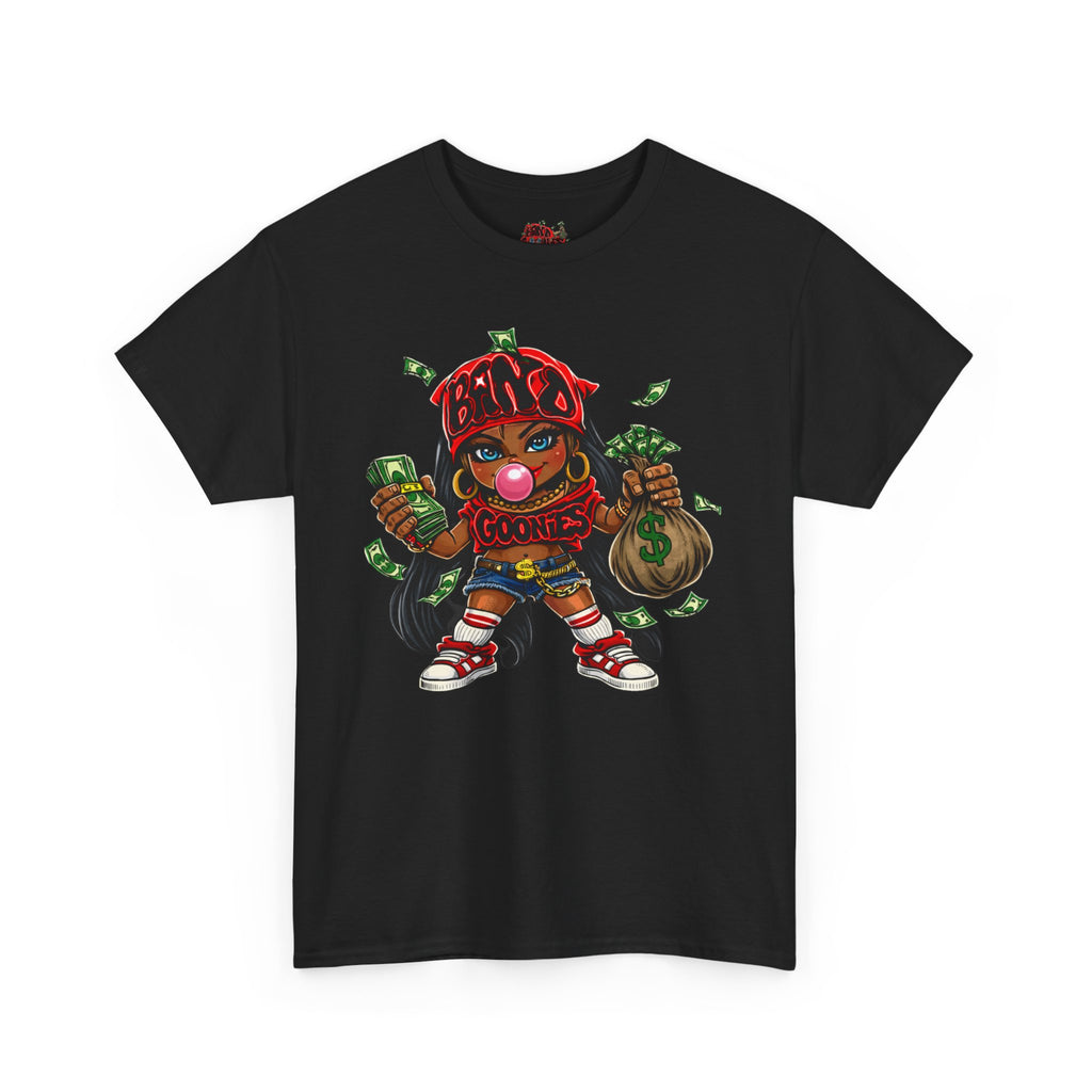 Heavy Cotton T-Shirt | Girl Goonie "Bubblegum Girl"