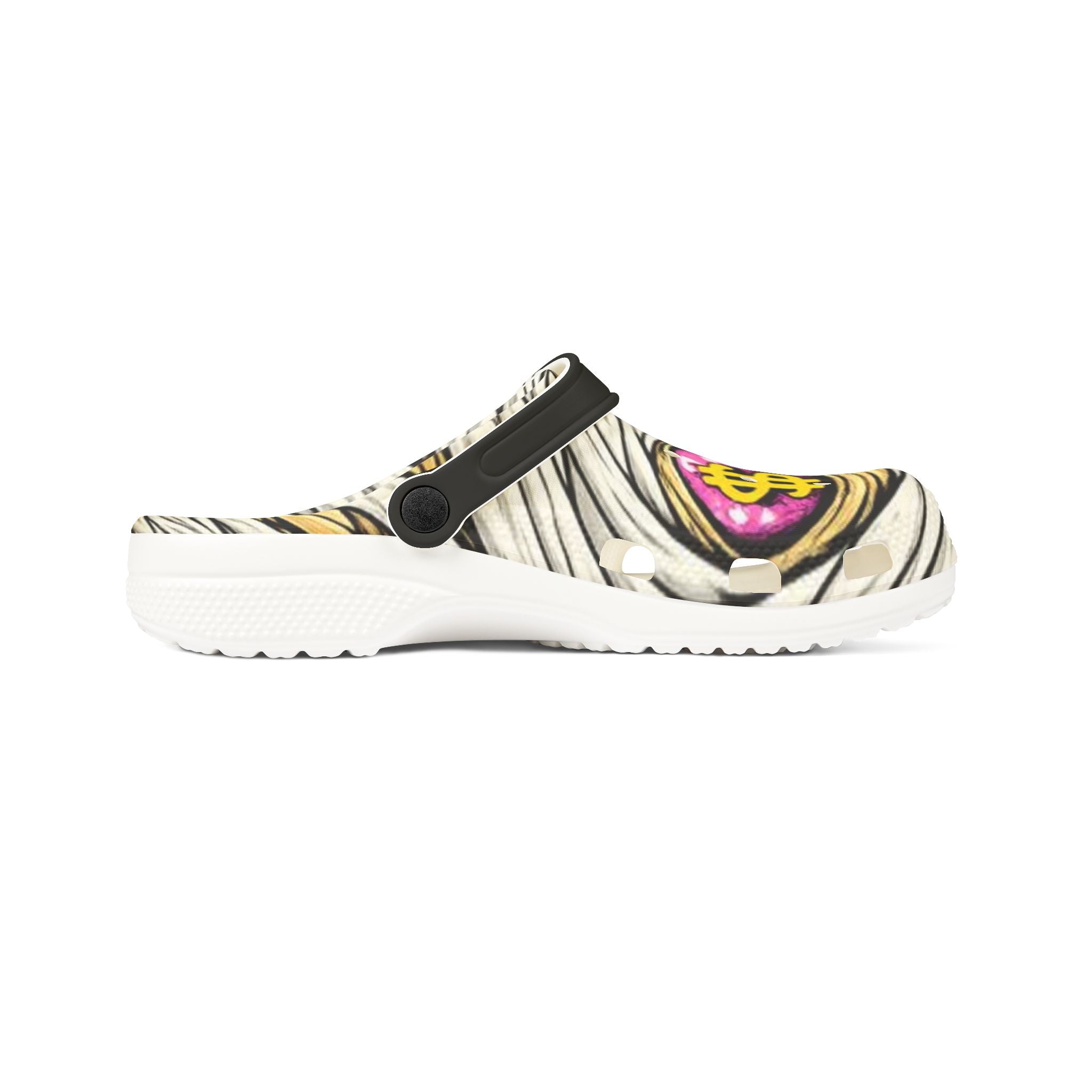 Foam Rubber Clog Shoes | OG Goonie "Hustle with Intention"