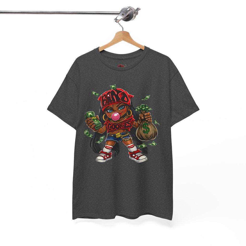 Heavy Cotton T-Shirt | Girl Goonie "Bubblegum Girl"