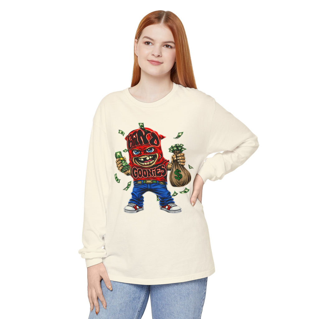 Garment-Dyed Long Sleeve T-Shirt | Red Band Goonie