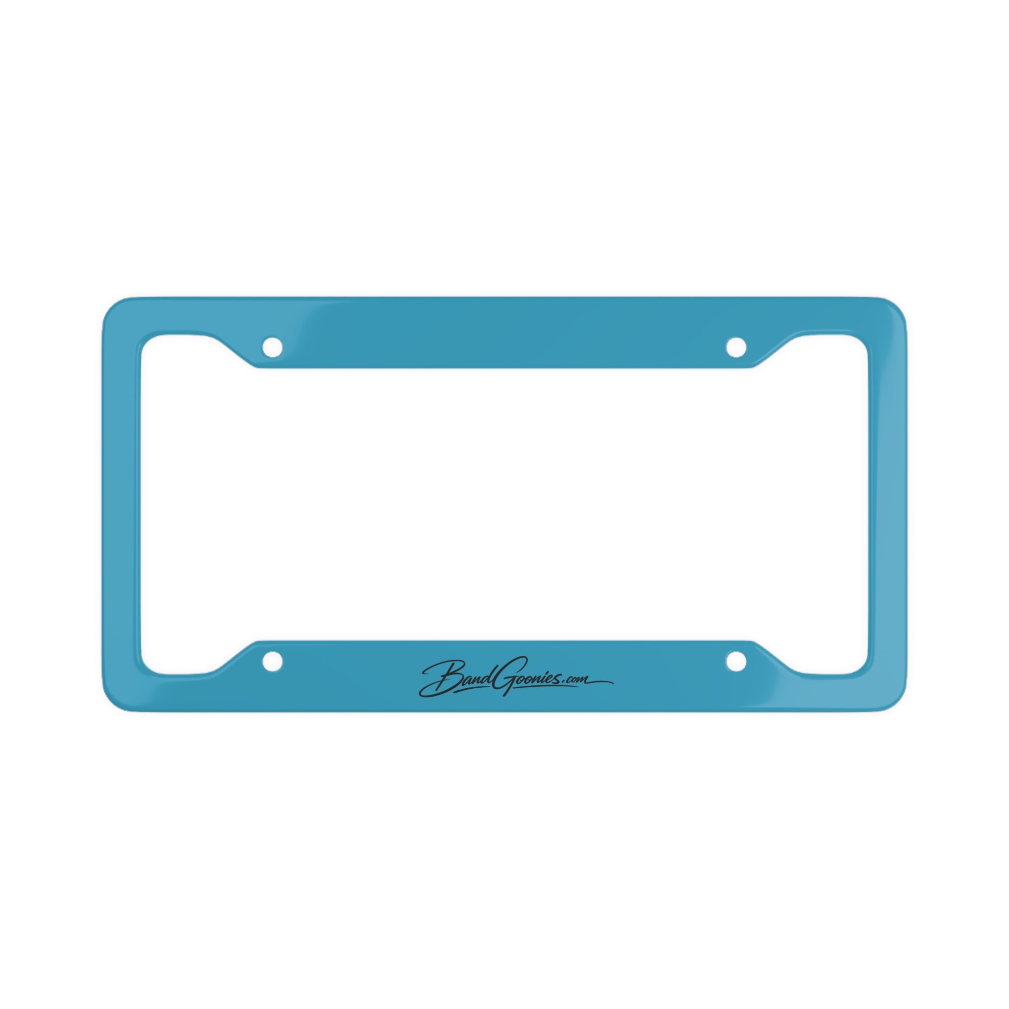 License Plate Frame (Turquoise) | Band Goonies Branded