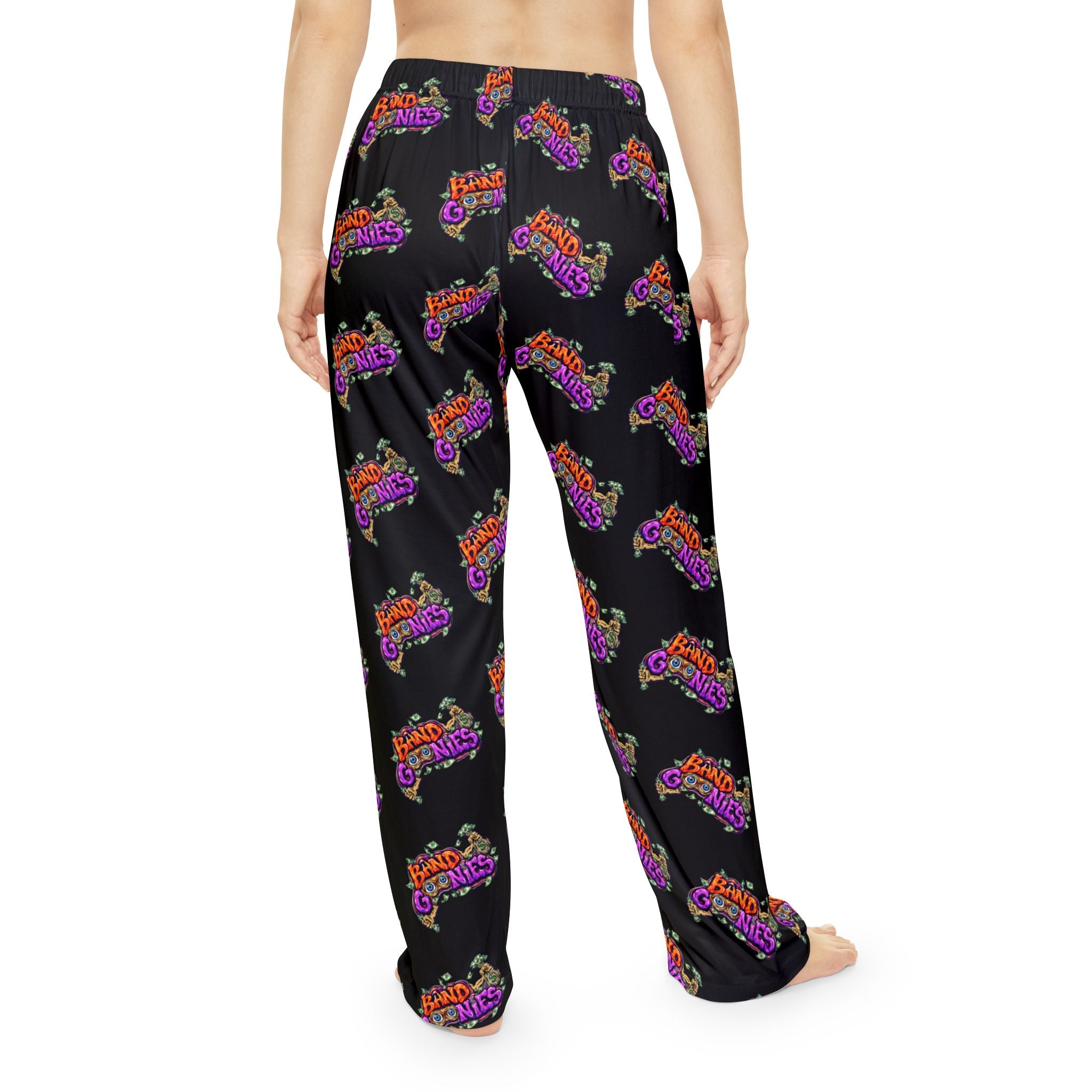 Women's Pajama Pants | Orange & Purple Band Goonies