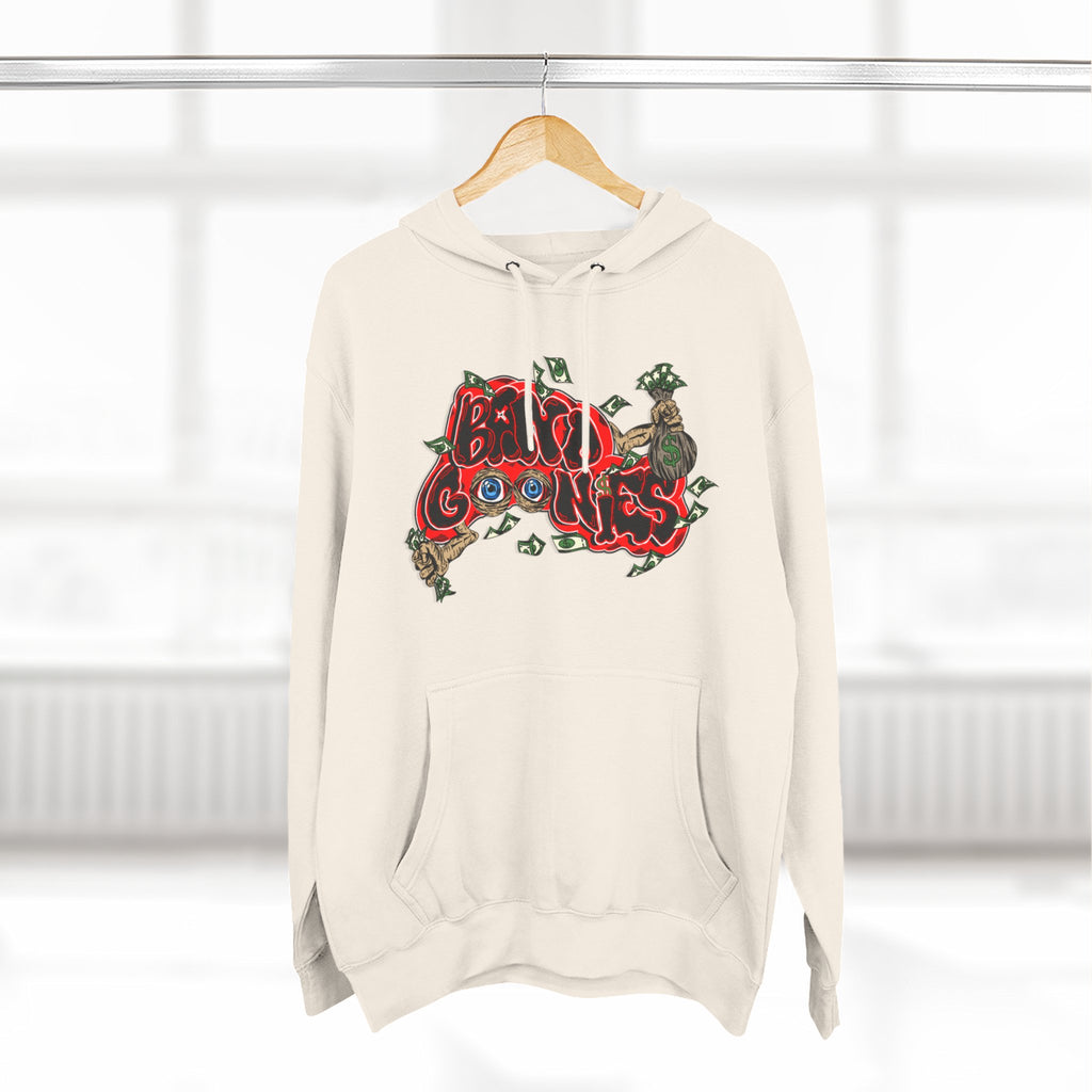 Three-Panel Fleece Hoodie