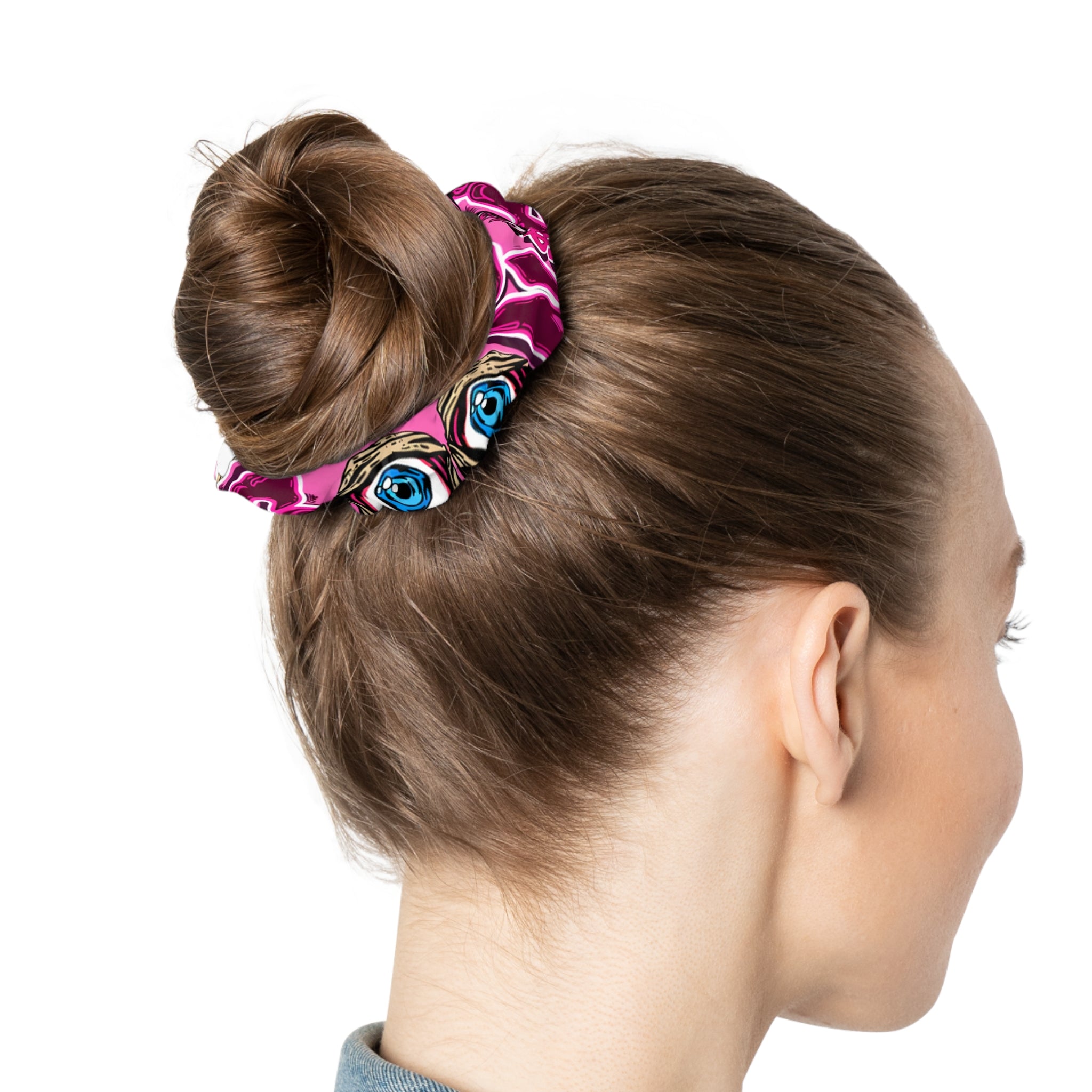 Scrunchie (White) | Pink Band Goonies