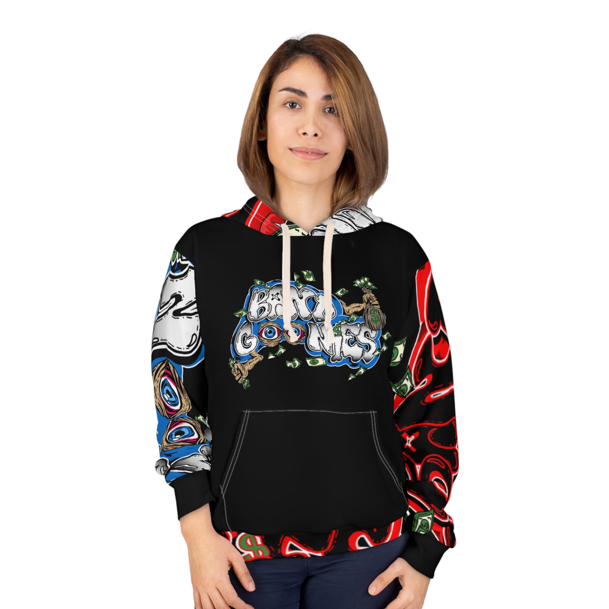 Multi-Goonie Graphic Pullover Hoodie