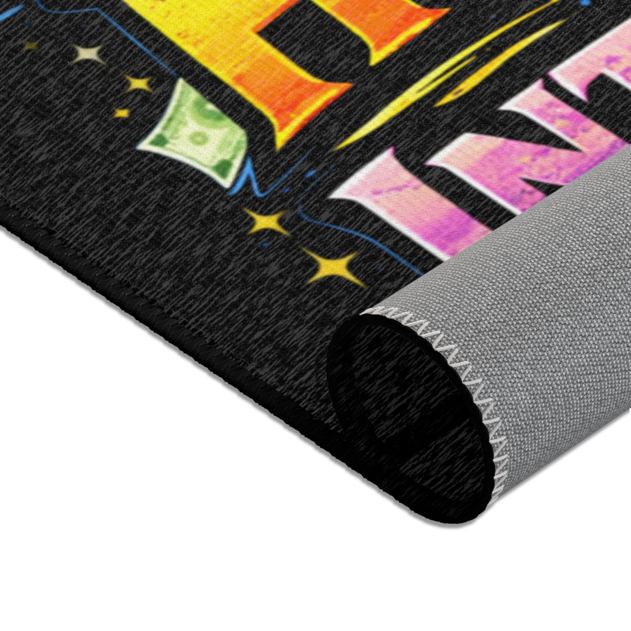 Area Rug | OG Goonie "Hustle with Intention"