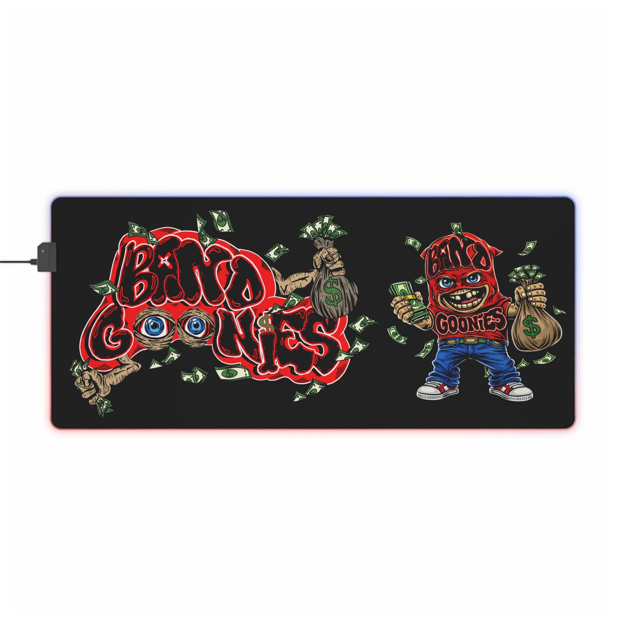 LED Gaming Red Goonie Mouse Pad