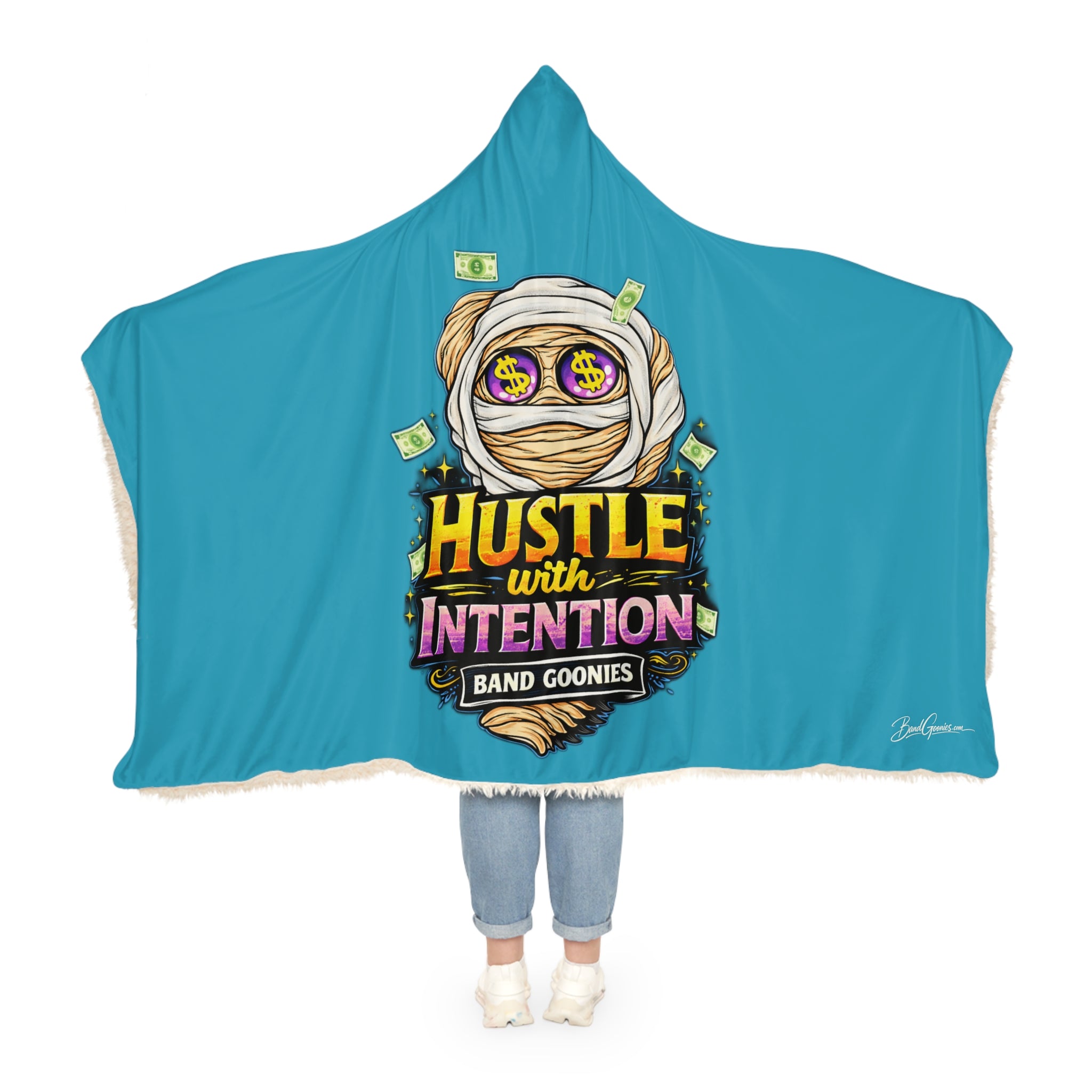 Snuggle Blanket | OG Goonie "Hustle with Intention"