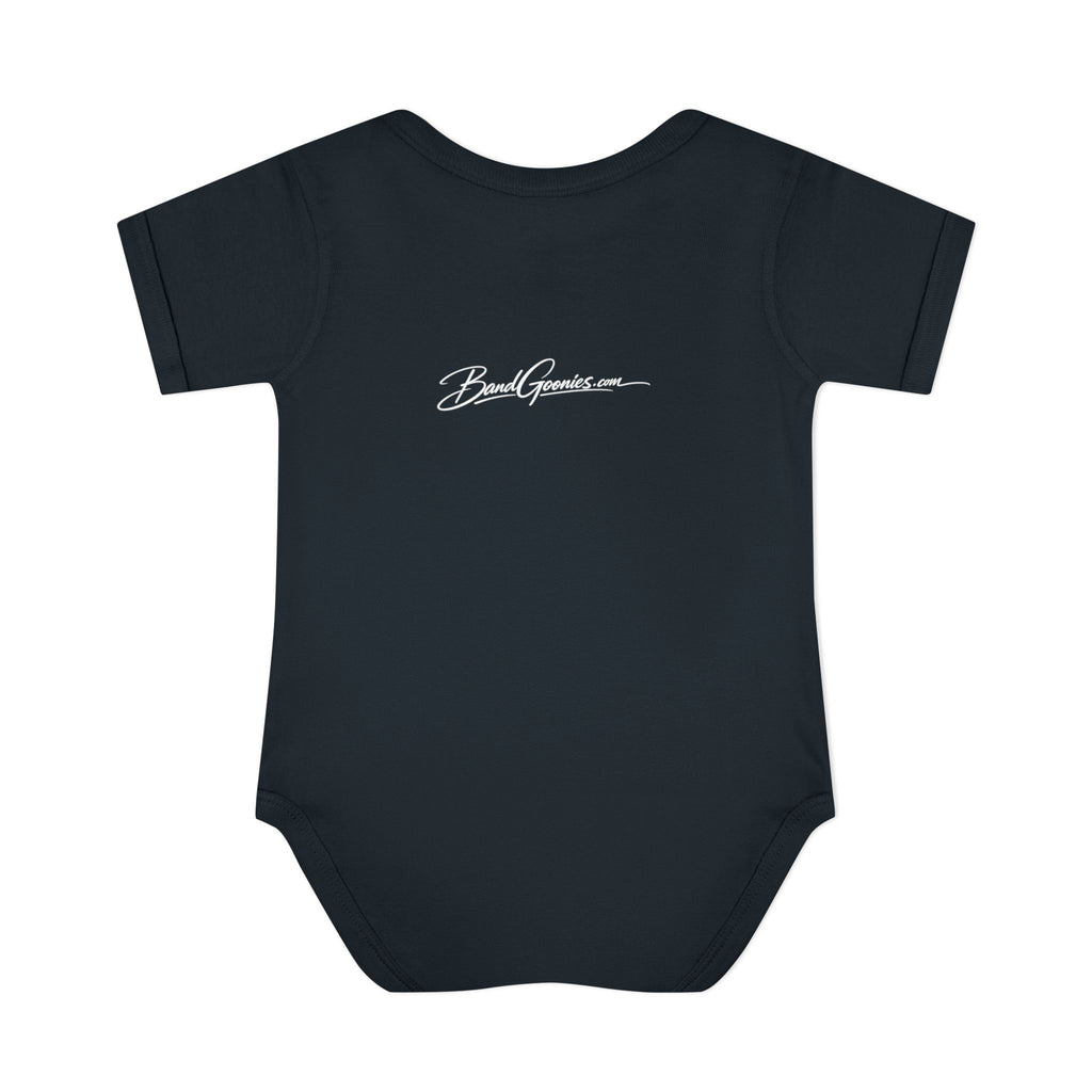 Infant Baby Rib Bodysuit | Red BG Babies "Binky Bling"