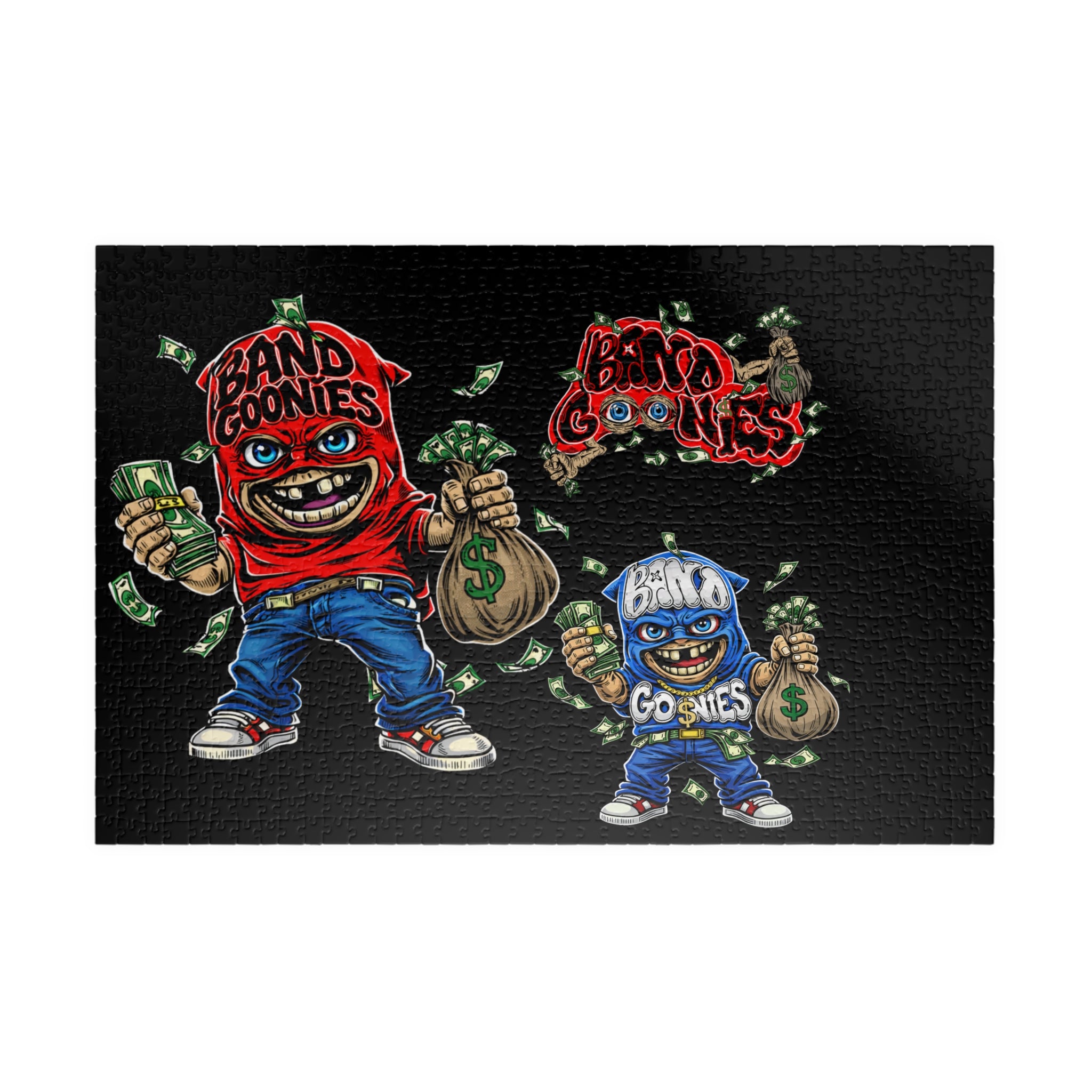 Puzzle (110, 252, 520, 1014-piece) | Black & Red