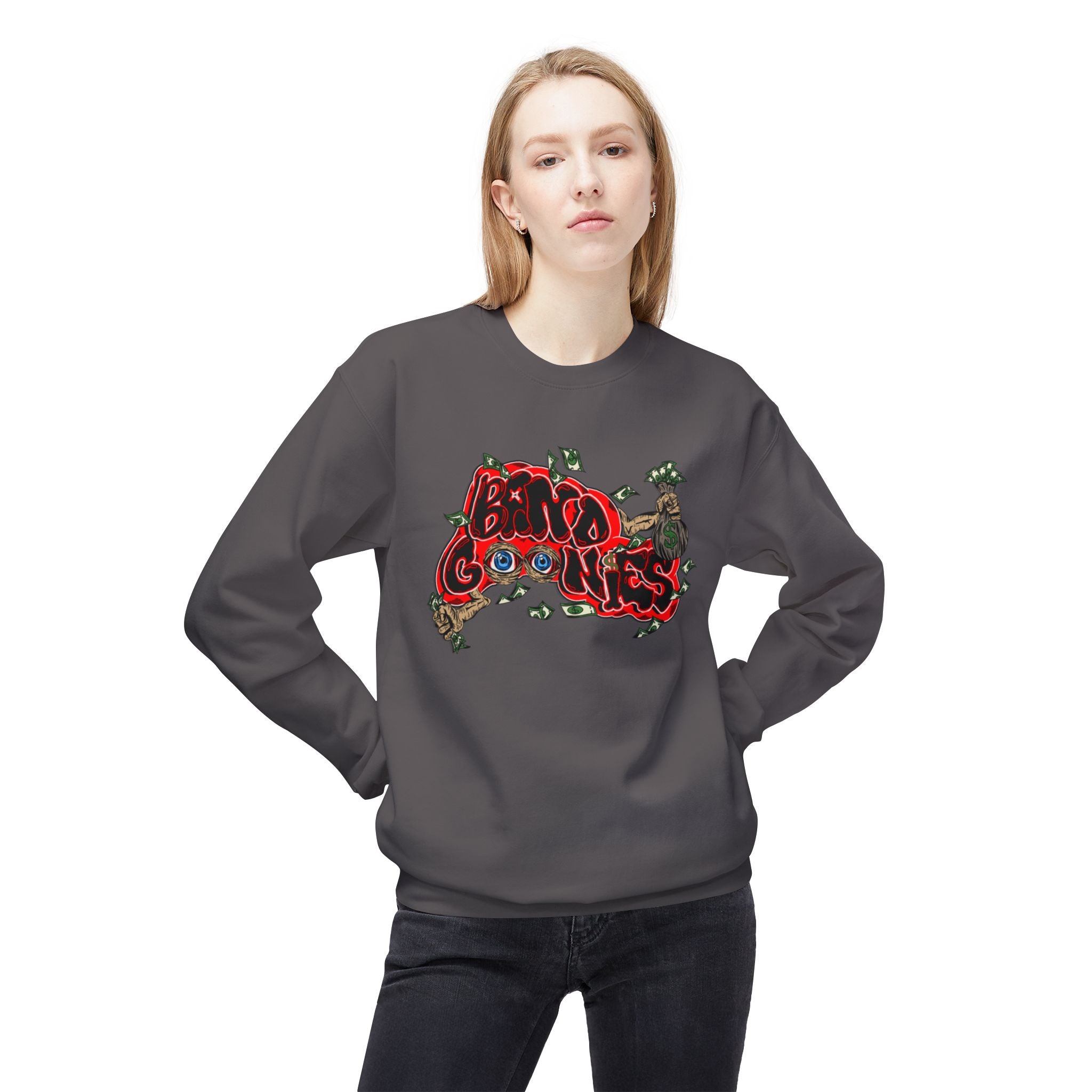 Midweight Soft Style Fleece Crewneck Sweatshirt