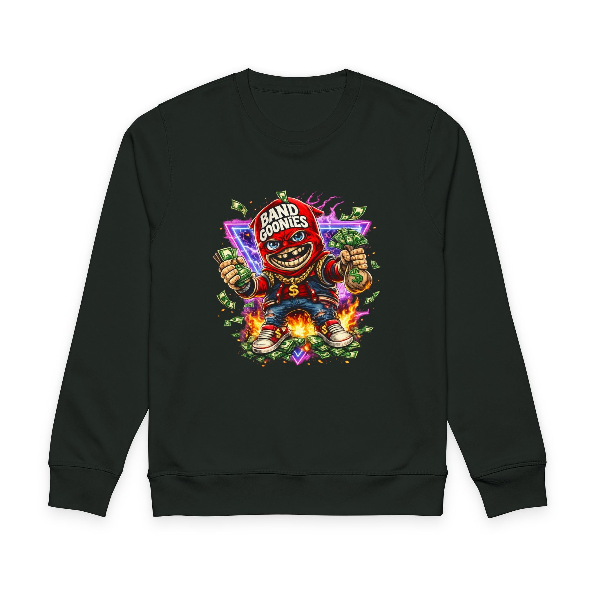 "Feud & Fire" Red Goonie Unisex Mid-Weight Sweatshirt