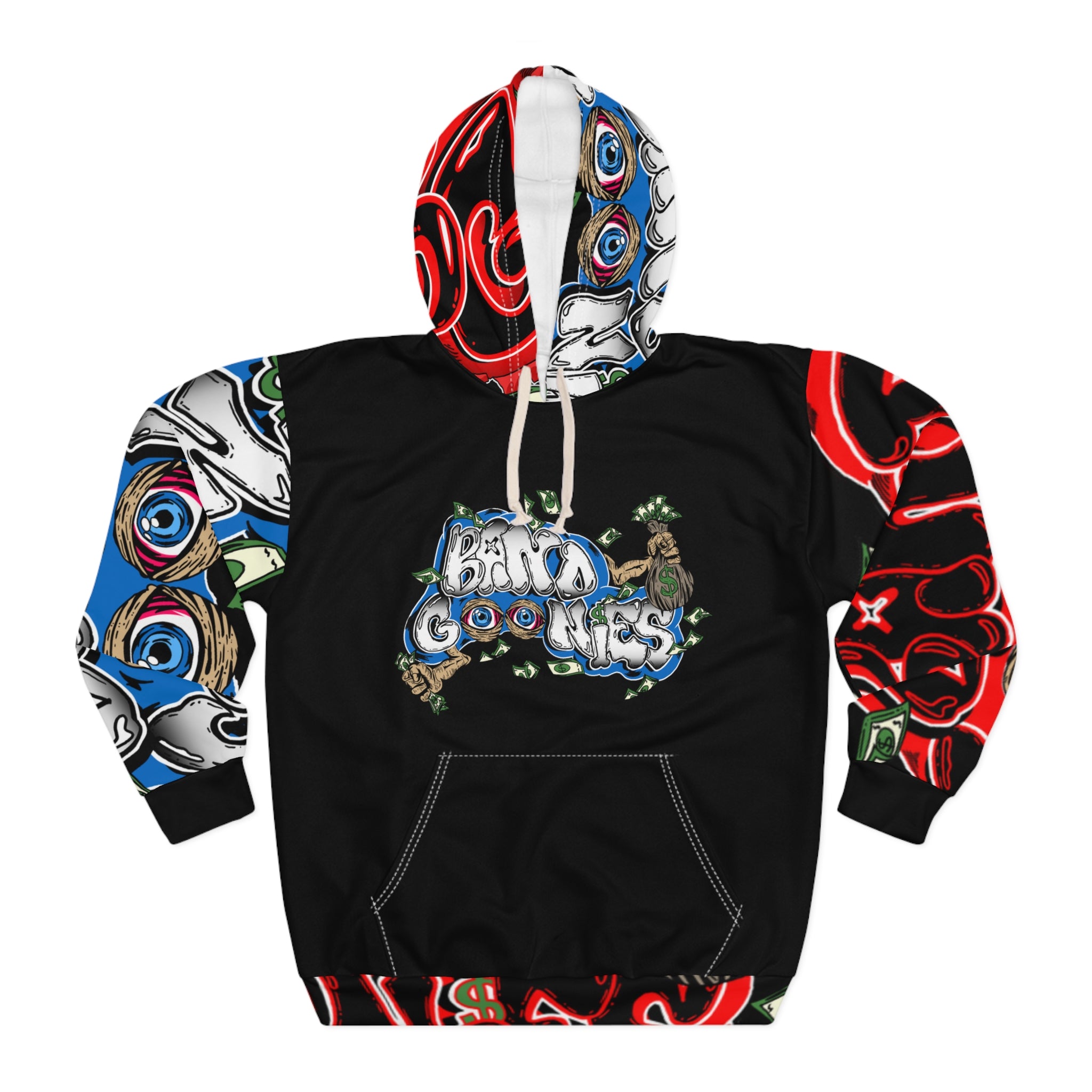 Multi-Goonie Graphic Pullover Hoodie