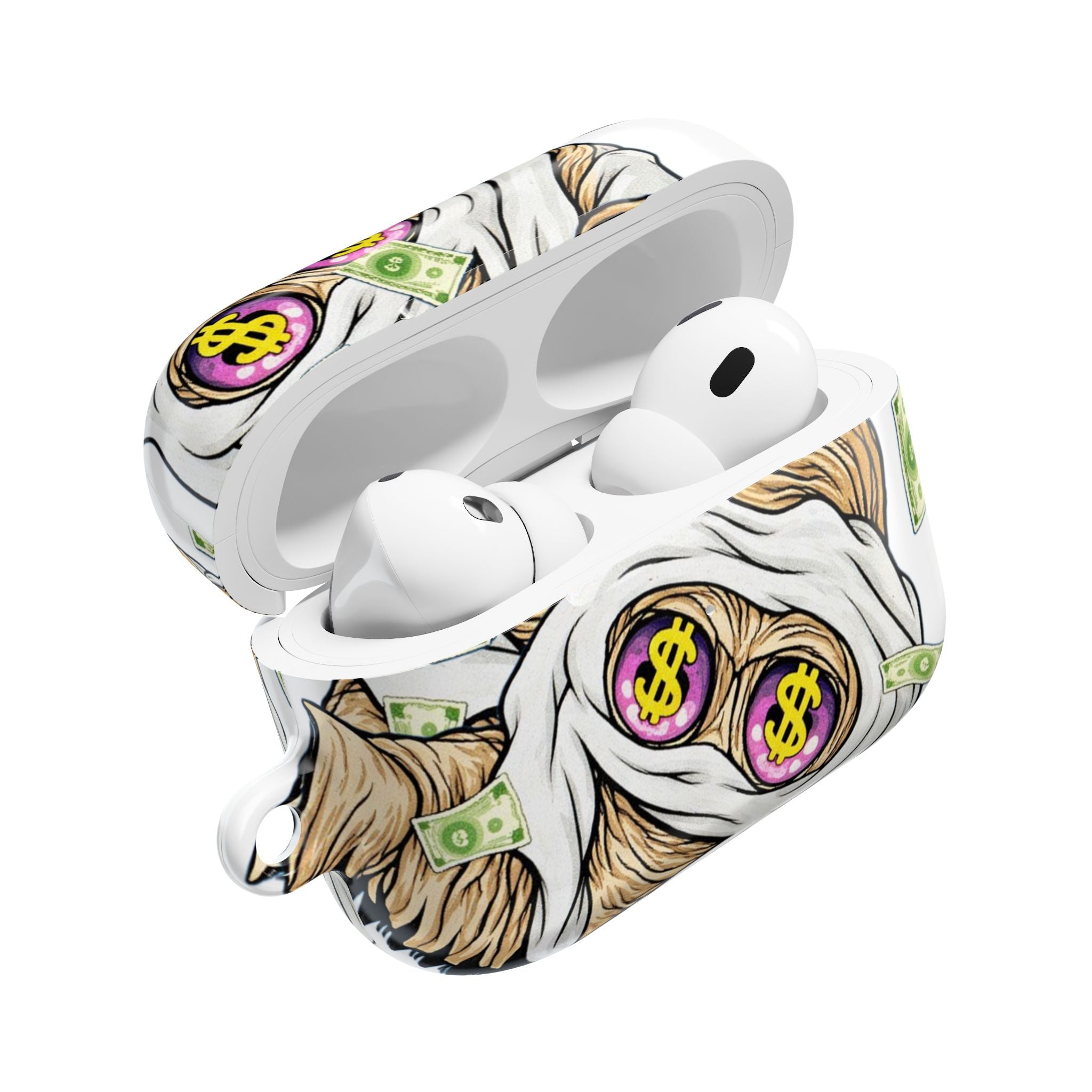 Air Pod Case with Carabiner