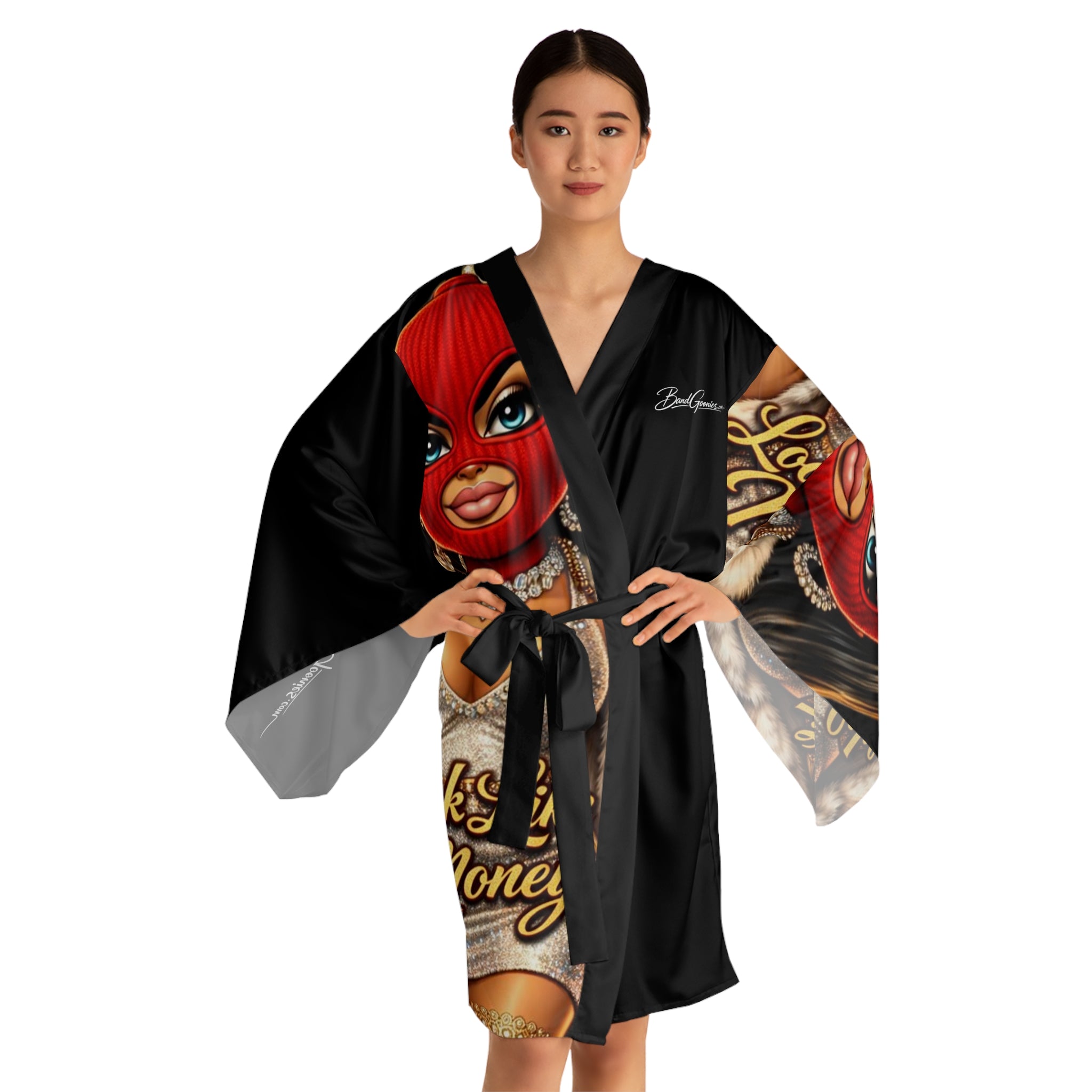 Long Sleeve Robe | Red Girl Goonie "Looks Like Money"