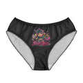 Women's Briefs (Turquoise) | Pink & Teal Girl Goonie "Hustle over Hype"