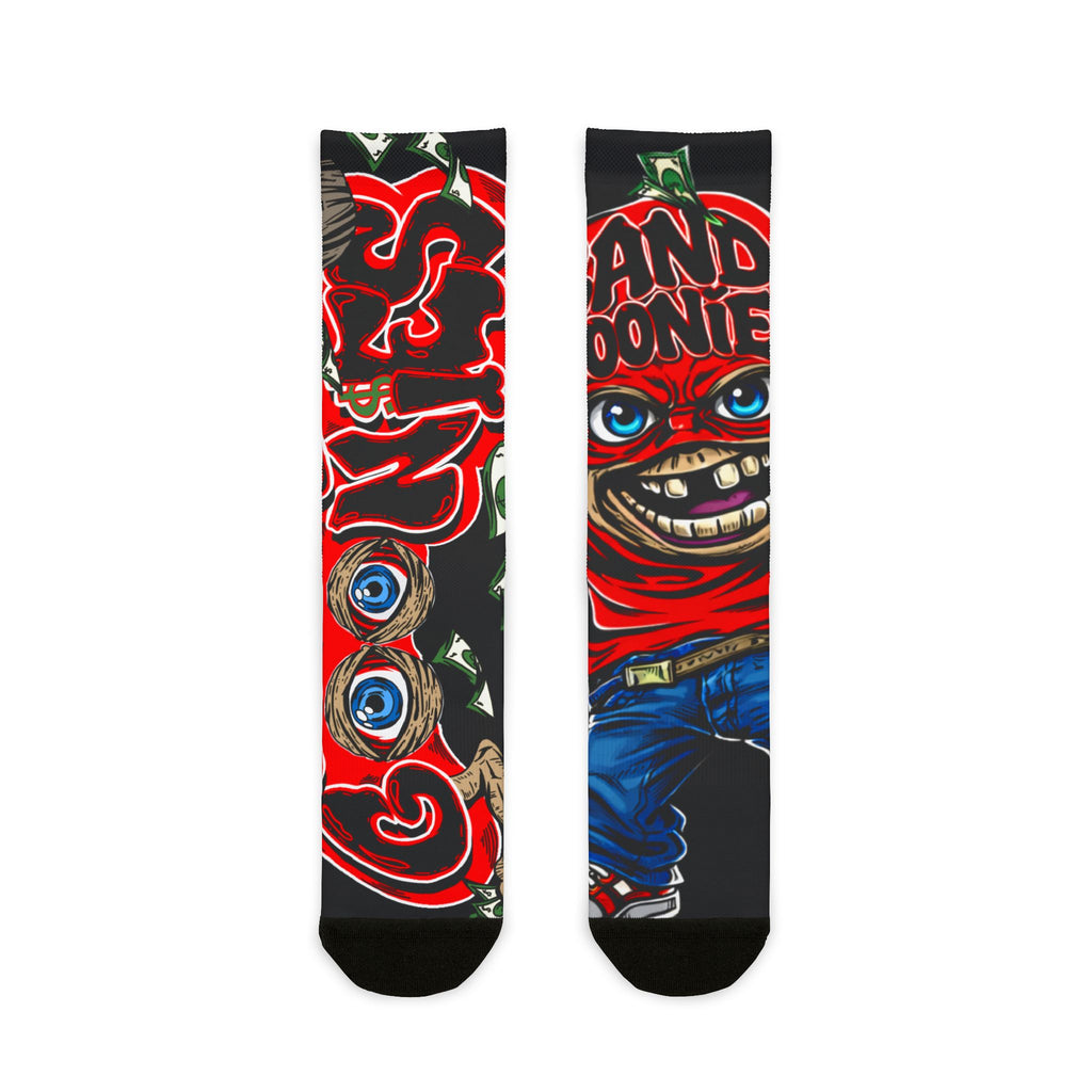 Red Band Goonie Crew Socks