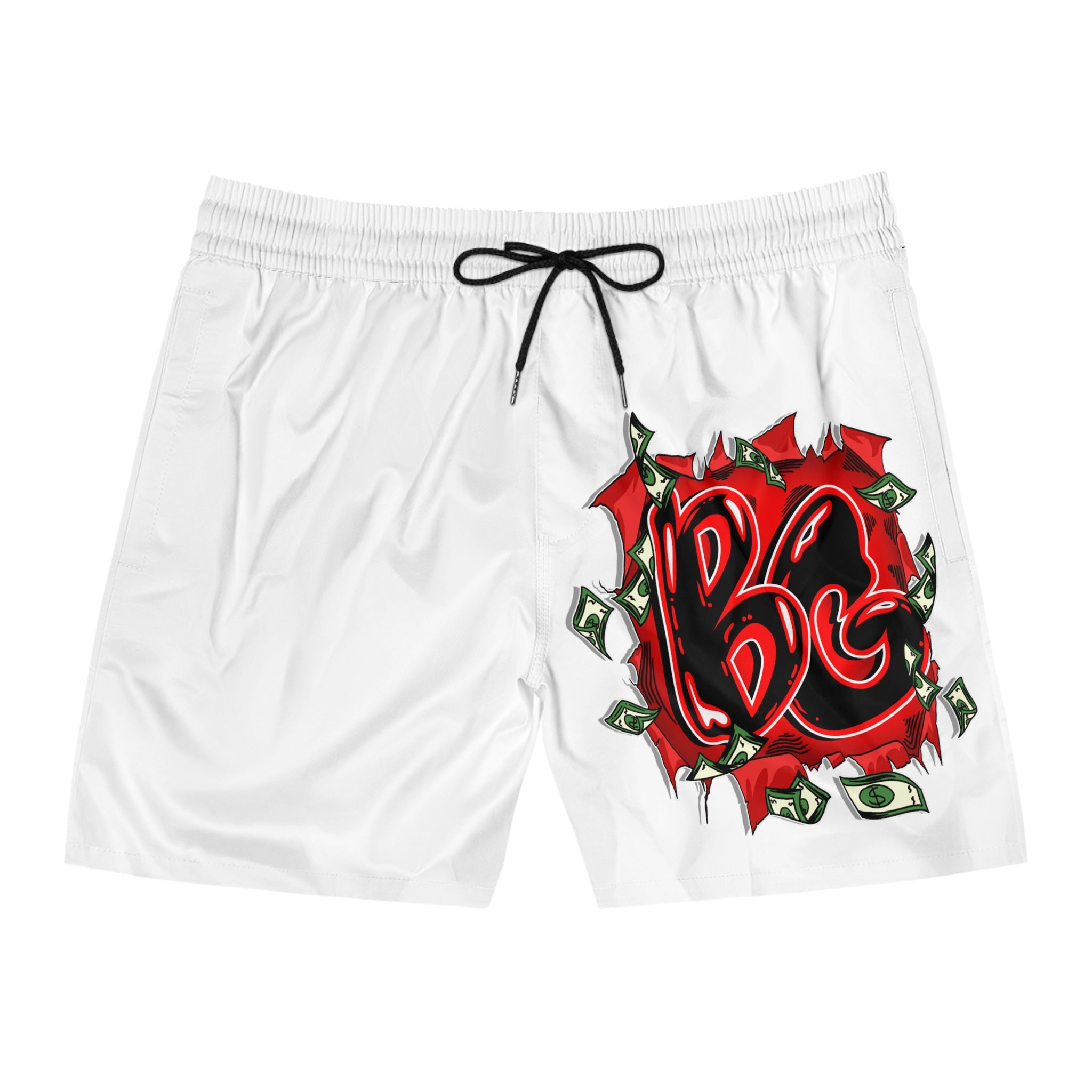 Men's Mid-Length Swim Shorts | Left Leg Logo