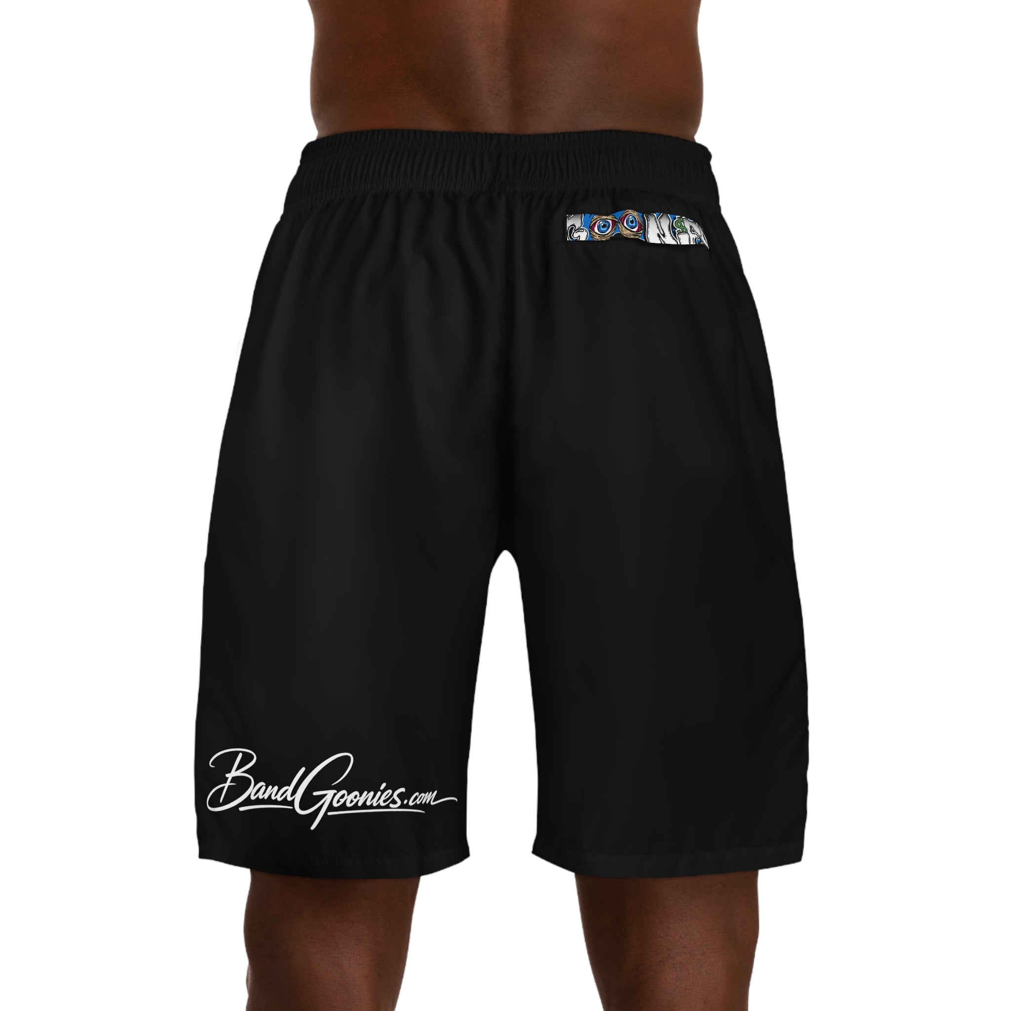 Men's Jogger Shorts (Black) | Blue Goonie "Built From Nothing"