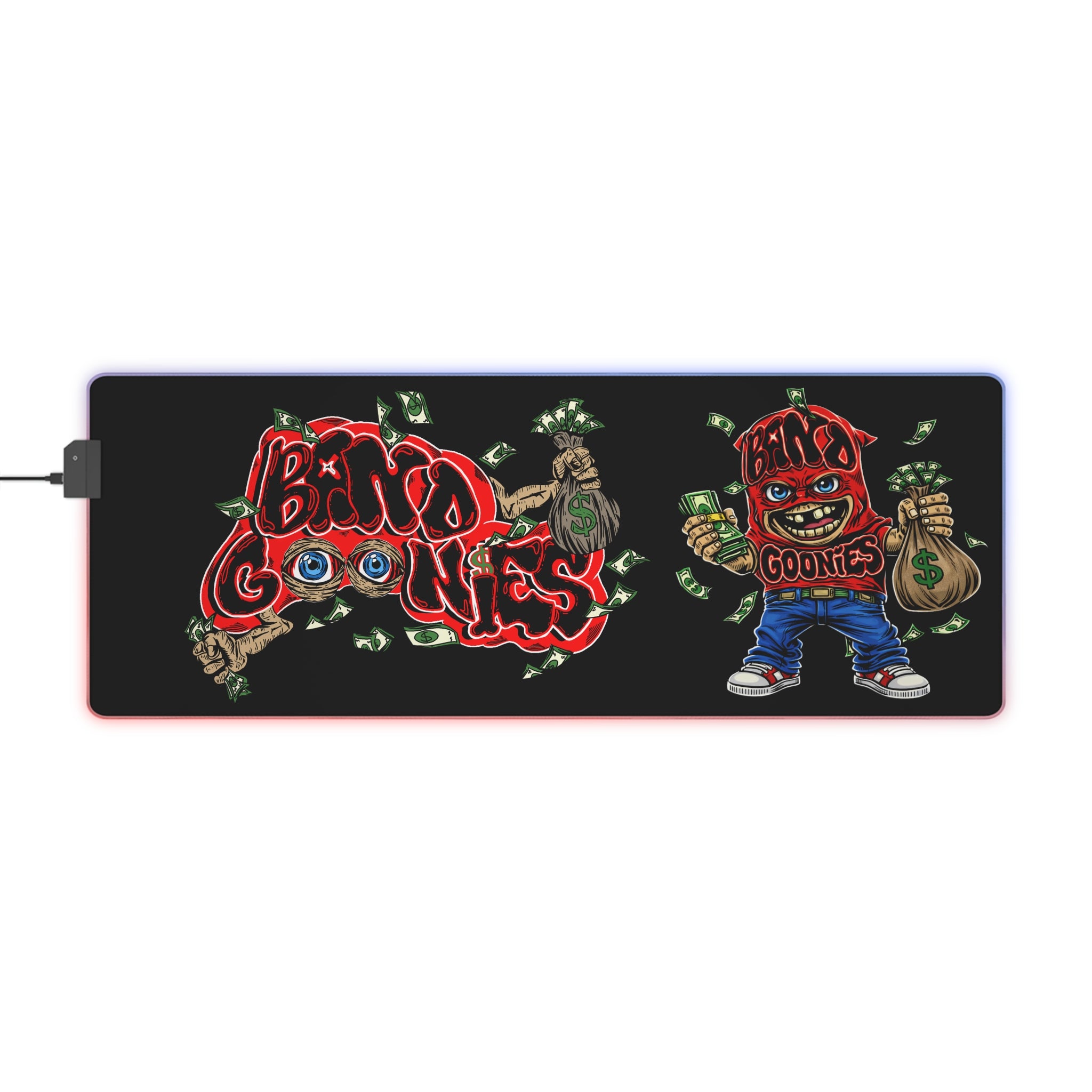 LED Gaming Red Goonie Mouse Pad