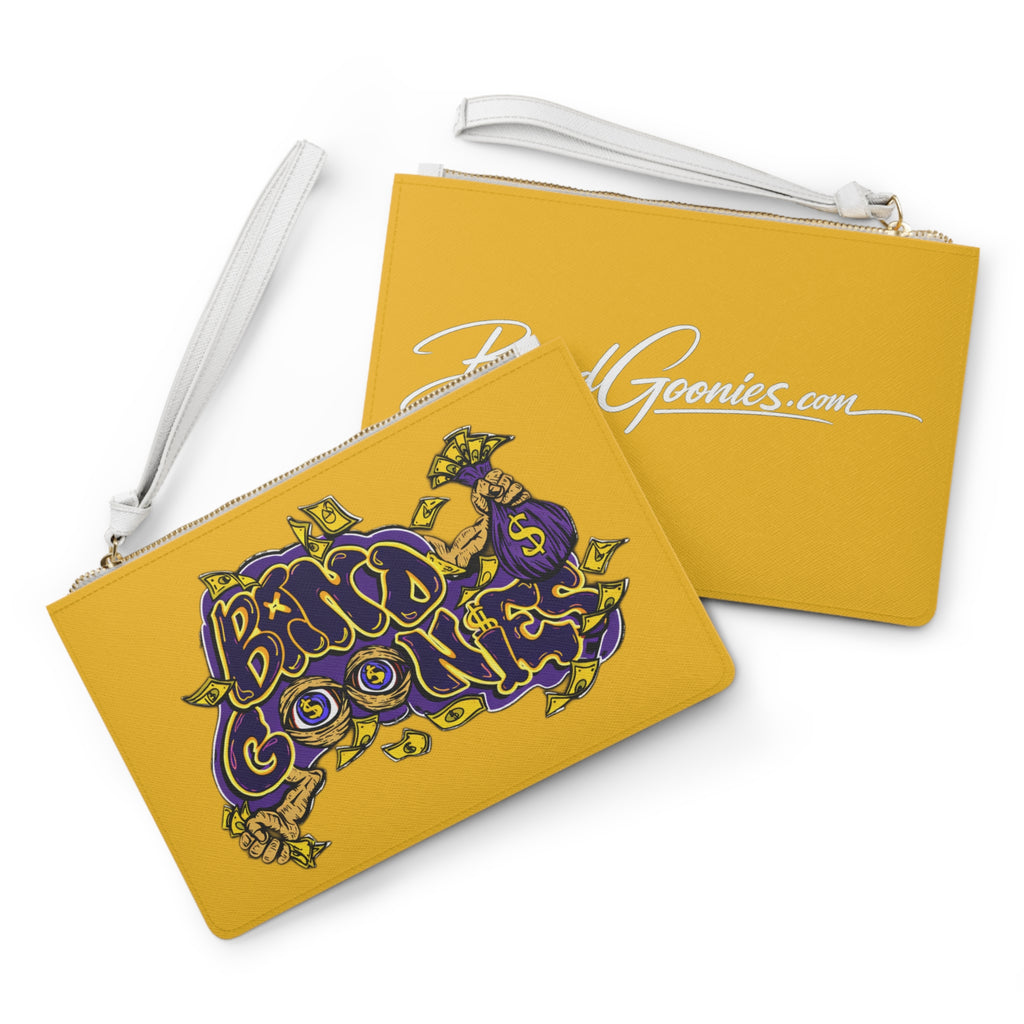 Clutch Bag | Purple & Yellow Band Goonies