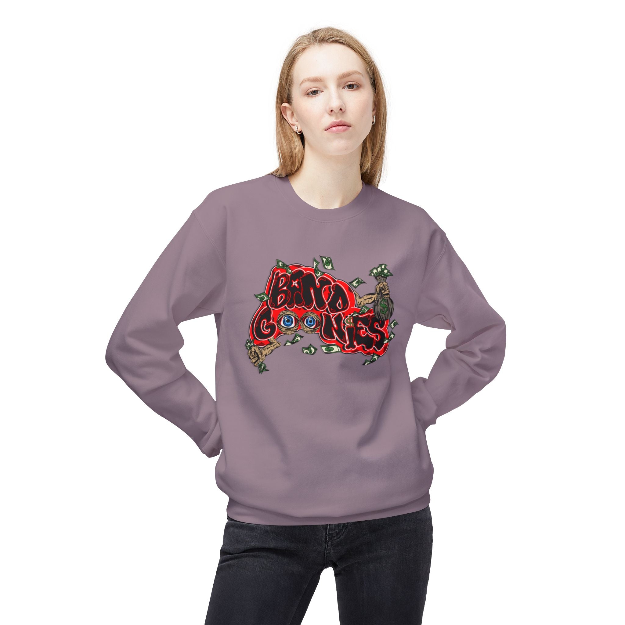 Midweight Soft Style Fleece Crewneck Sweatshirt