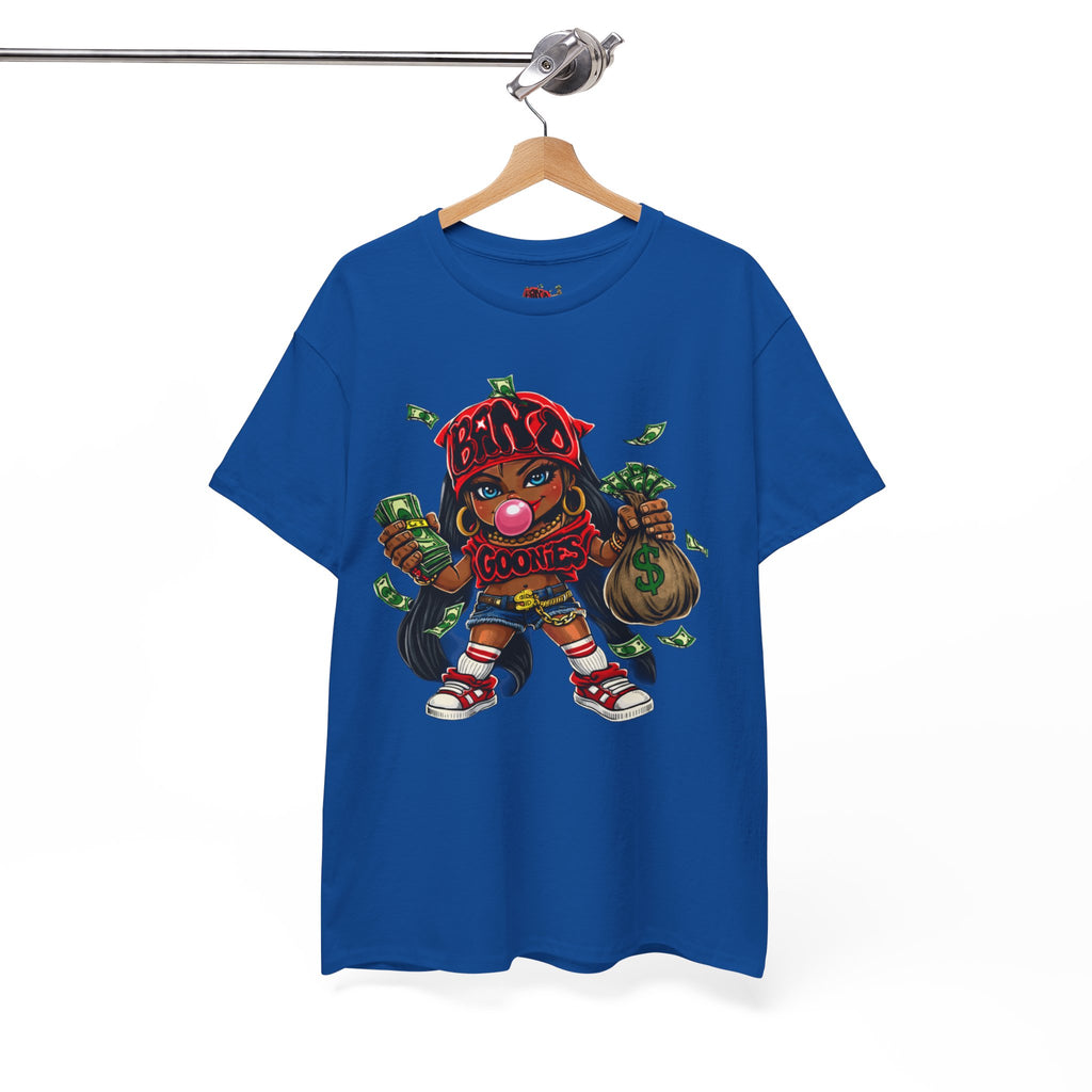 Heavy Cotton T-Shirt | Girl Goonie "Bubblegum Girl"