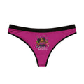 Women's Thongs (Fushia) | Pink Girl Goonie "Cash, Lashes & Confidence"