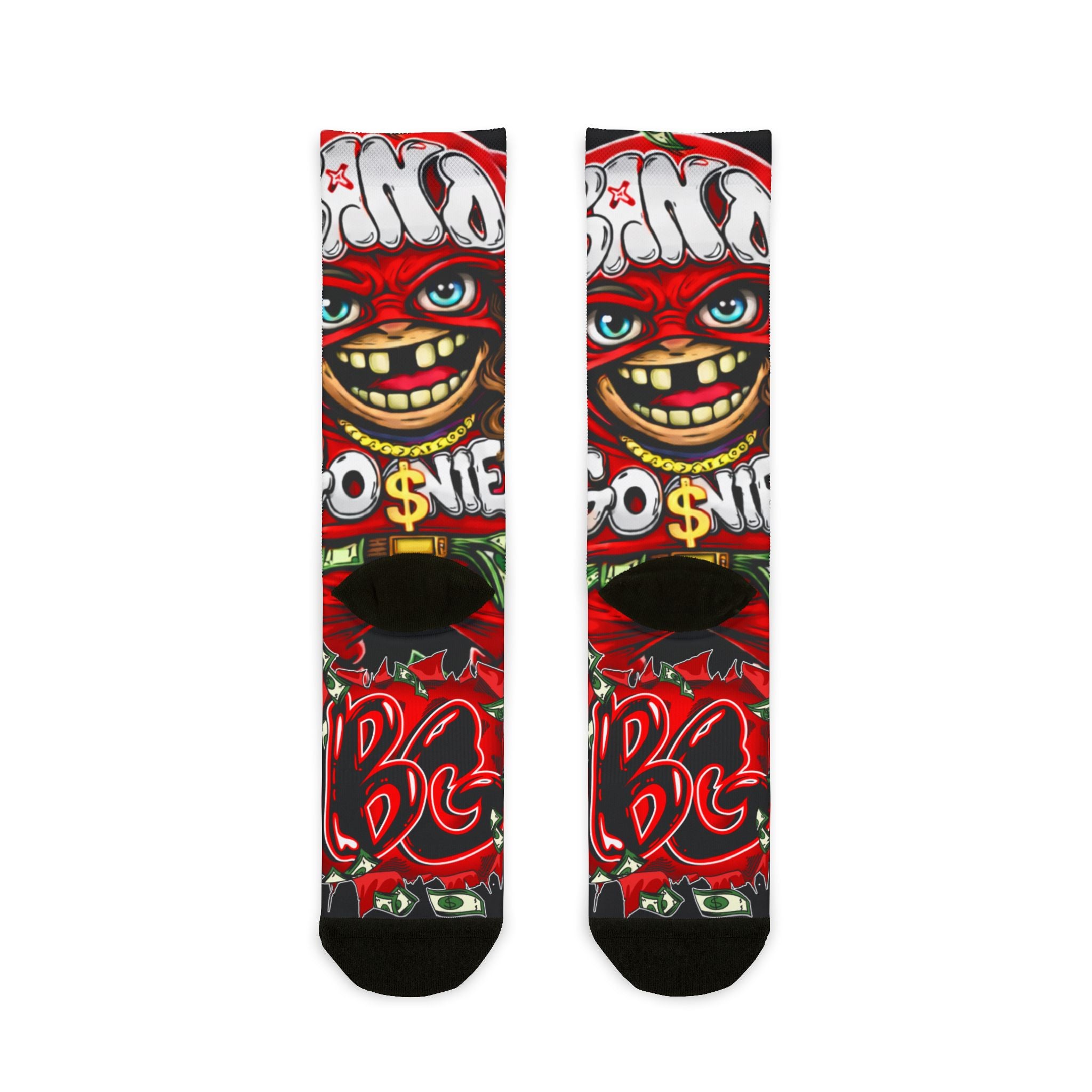 Red Goonie Crew Socks