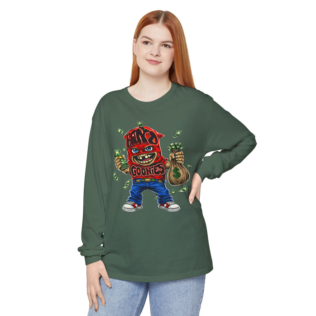 Garment-Dyed Long Sleeve T-Shirt | Red Band Goonie