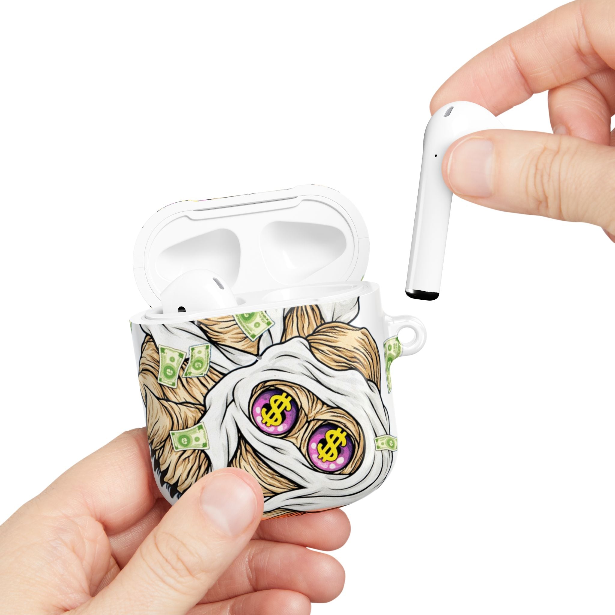 Air Pod Case with Carabiner