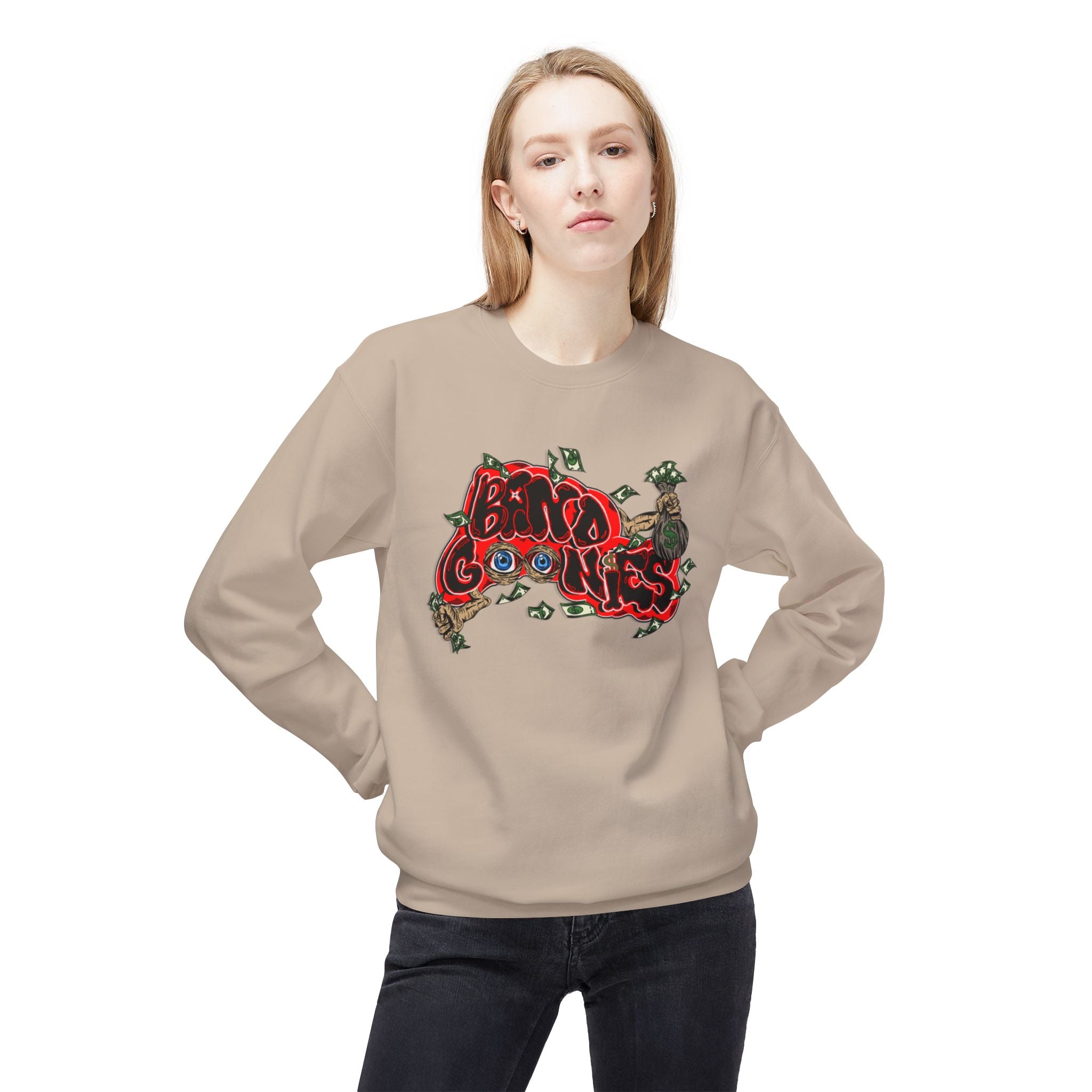 Midweight Soft Style Fleece Crewneck Sweatshirt