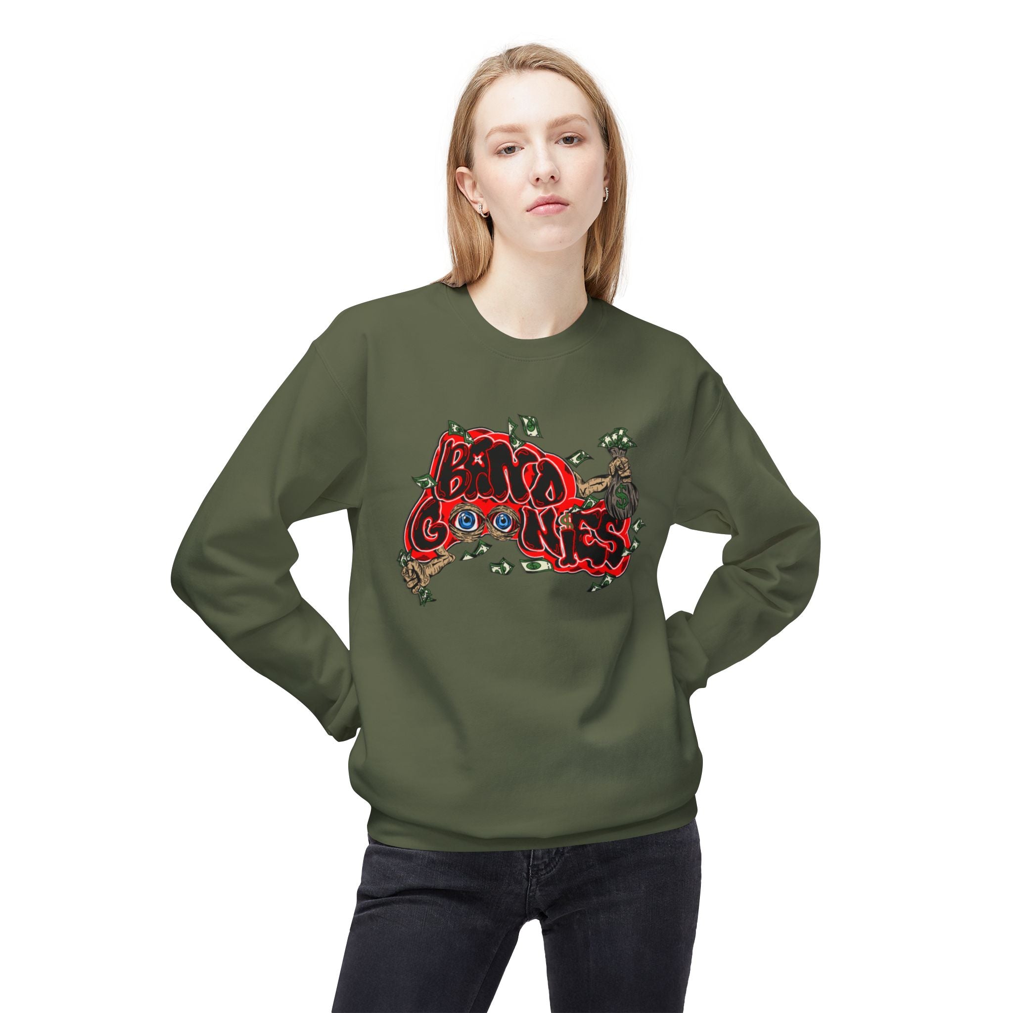 Midweight Soft Style Fleece Crewneck Sweatshirt