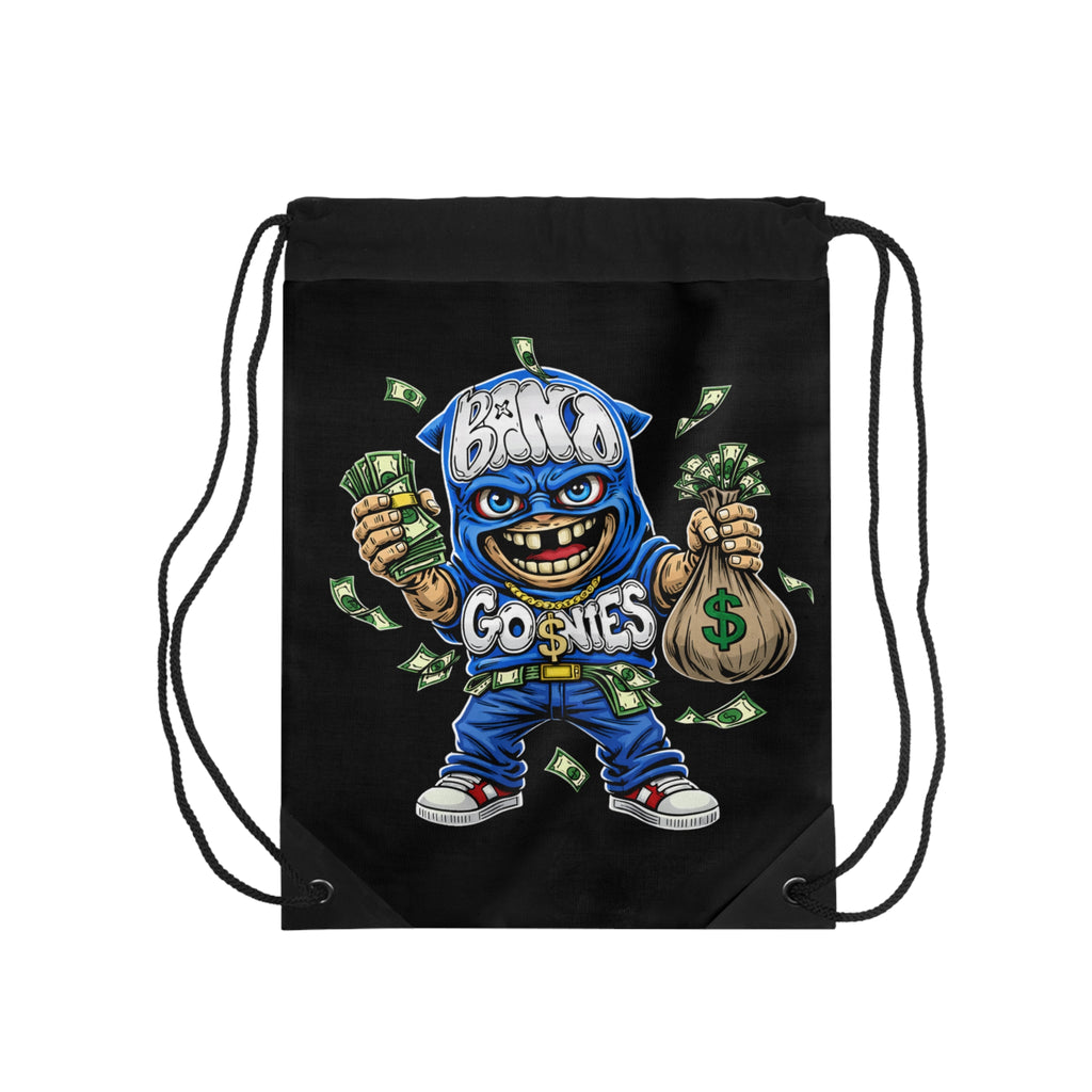 Drawstring Bag | Black & Blue