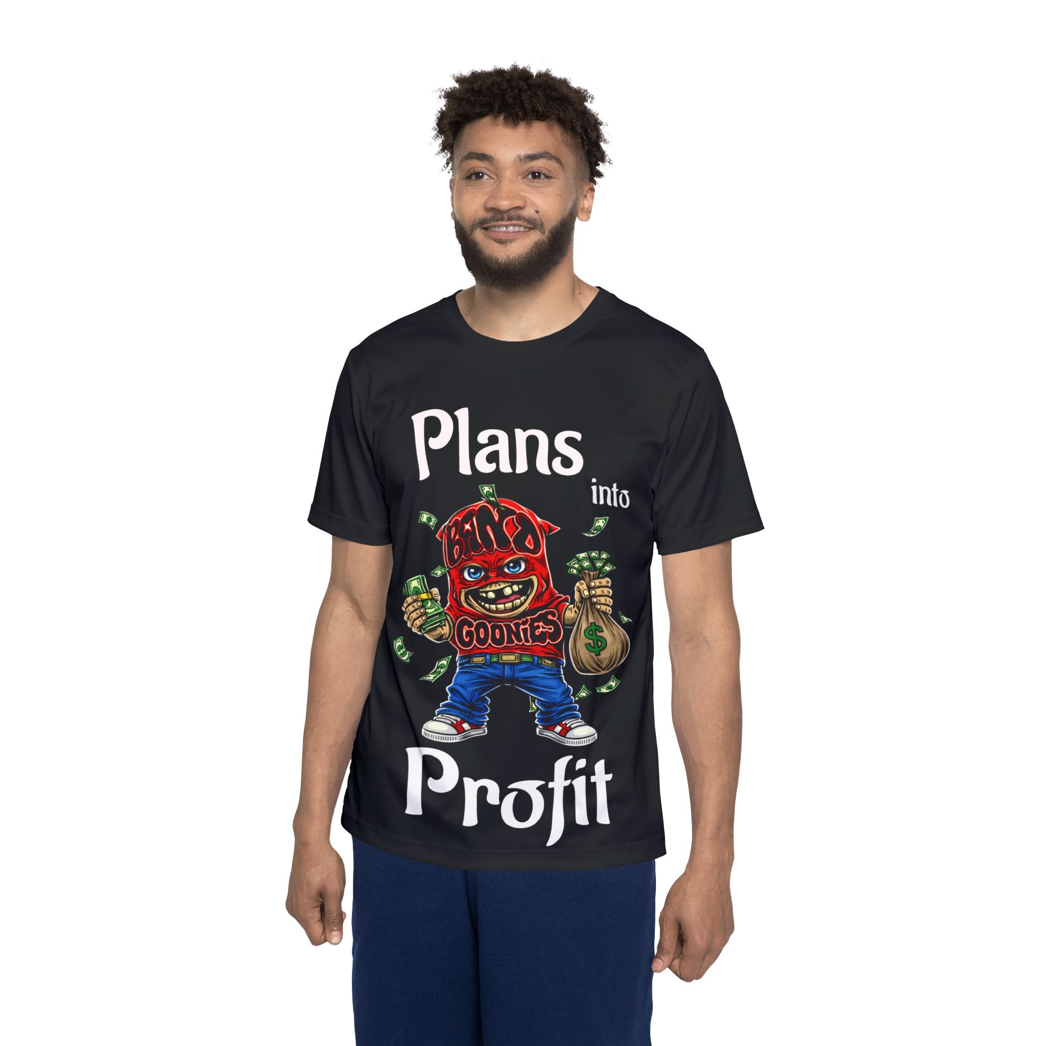 Sports Jersey T-Shirt " Red Goonie "Plans into Profit"