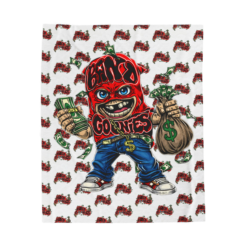 Velveteen Plush Blanket | Red Goonie
