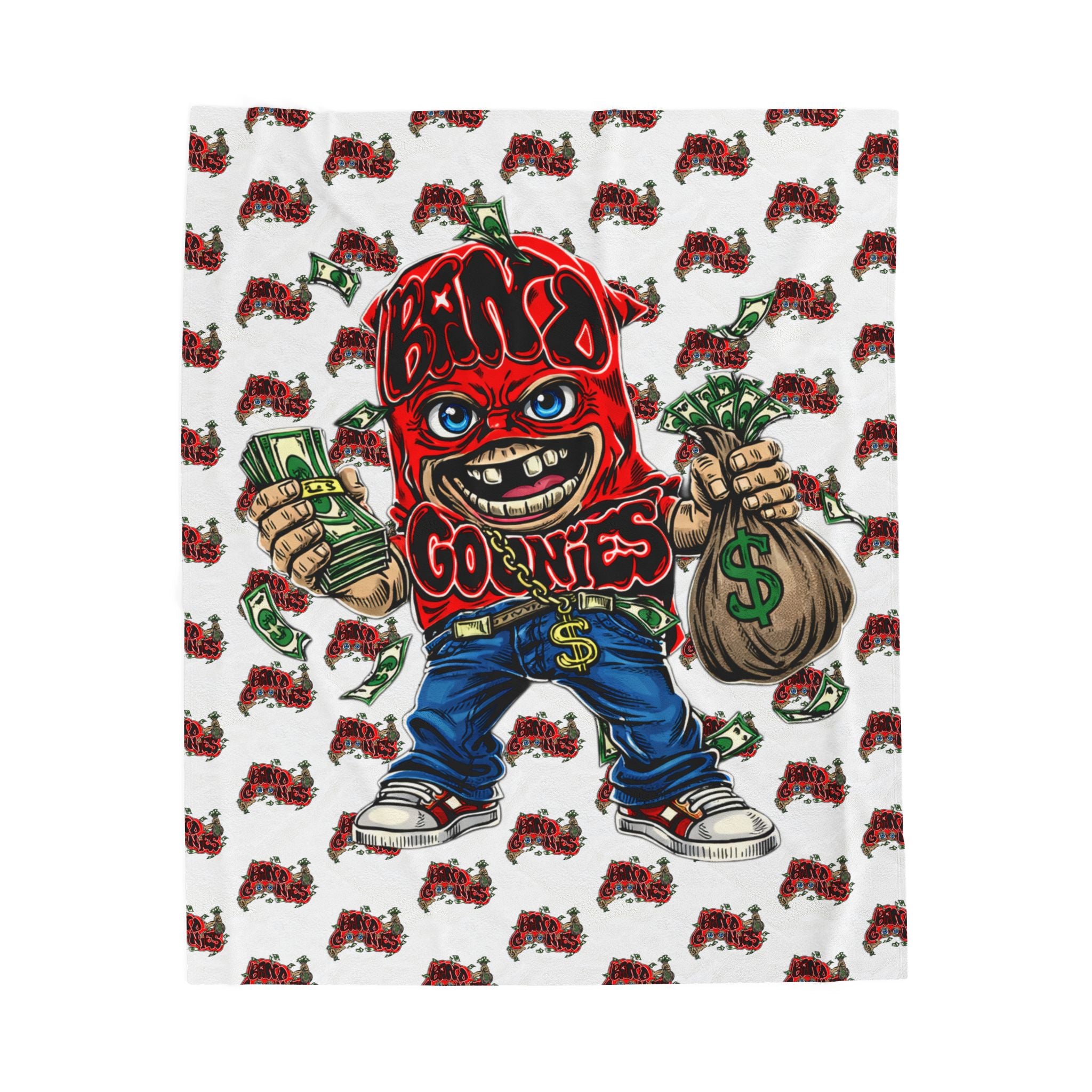 Velveteen Plush Blanket | Red Goonie