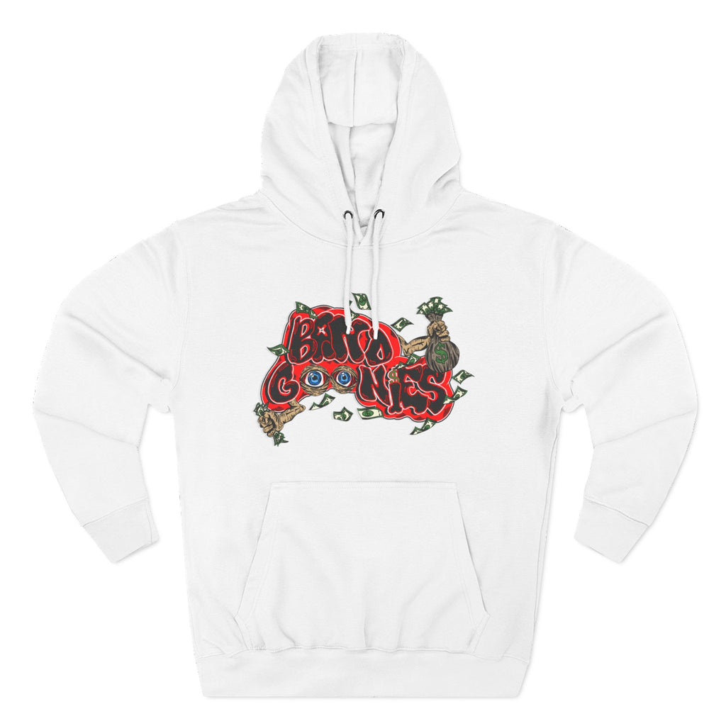 Three-Panel Fleece Hoodie