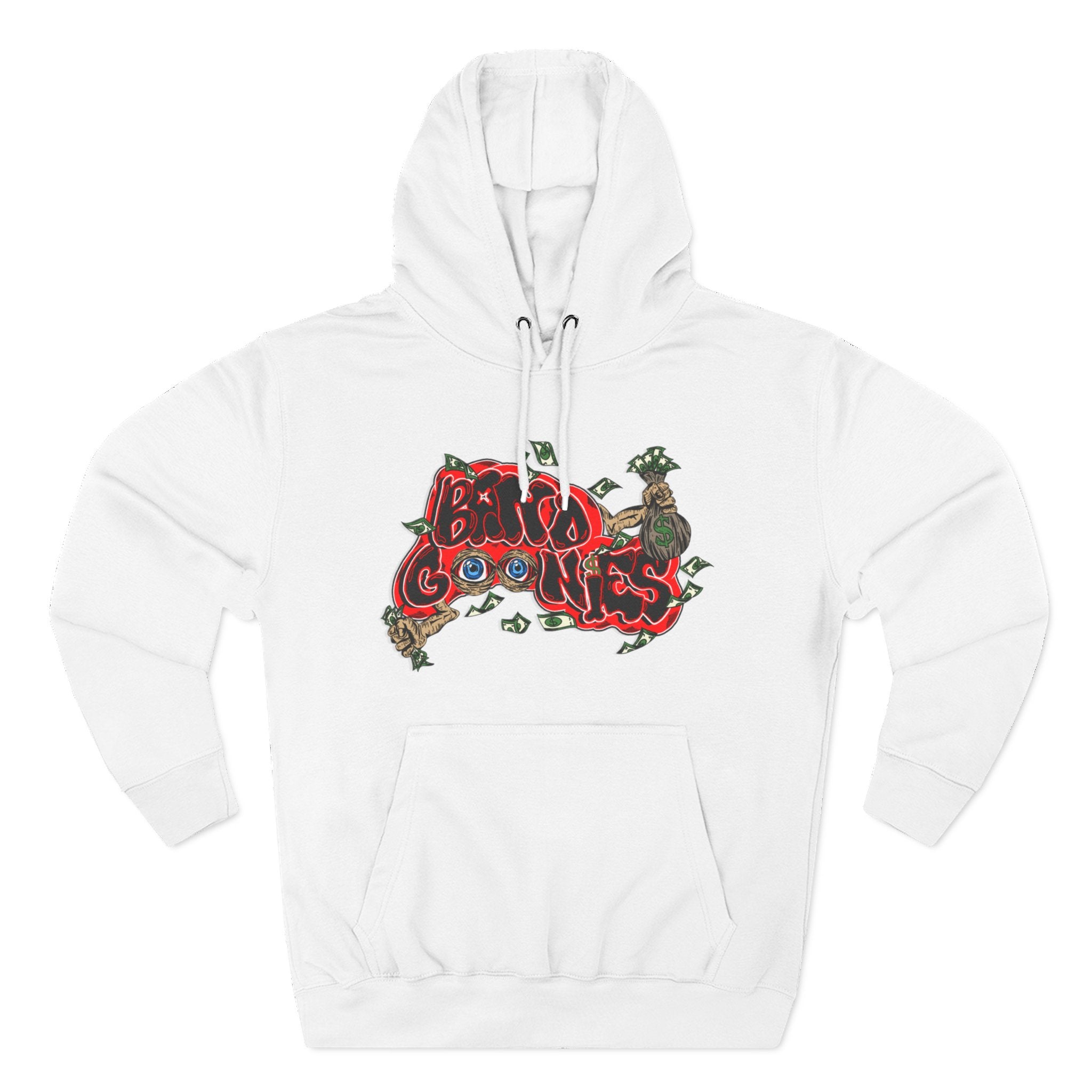 Three-Panel Fleece Hoodie