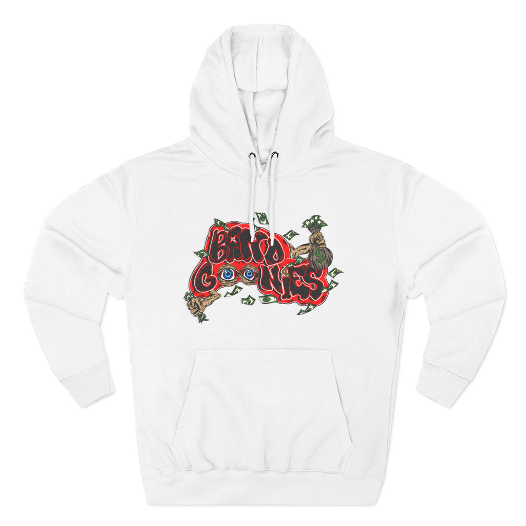 Three-Panel Fleece Hoodie