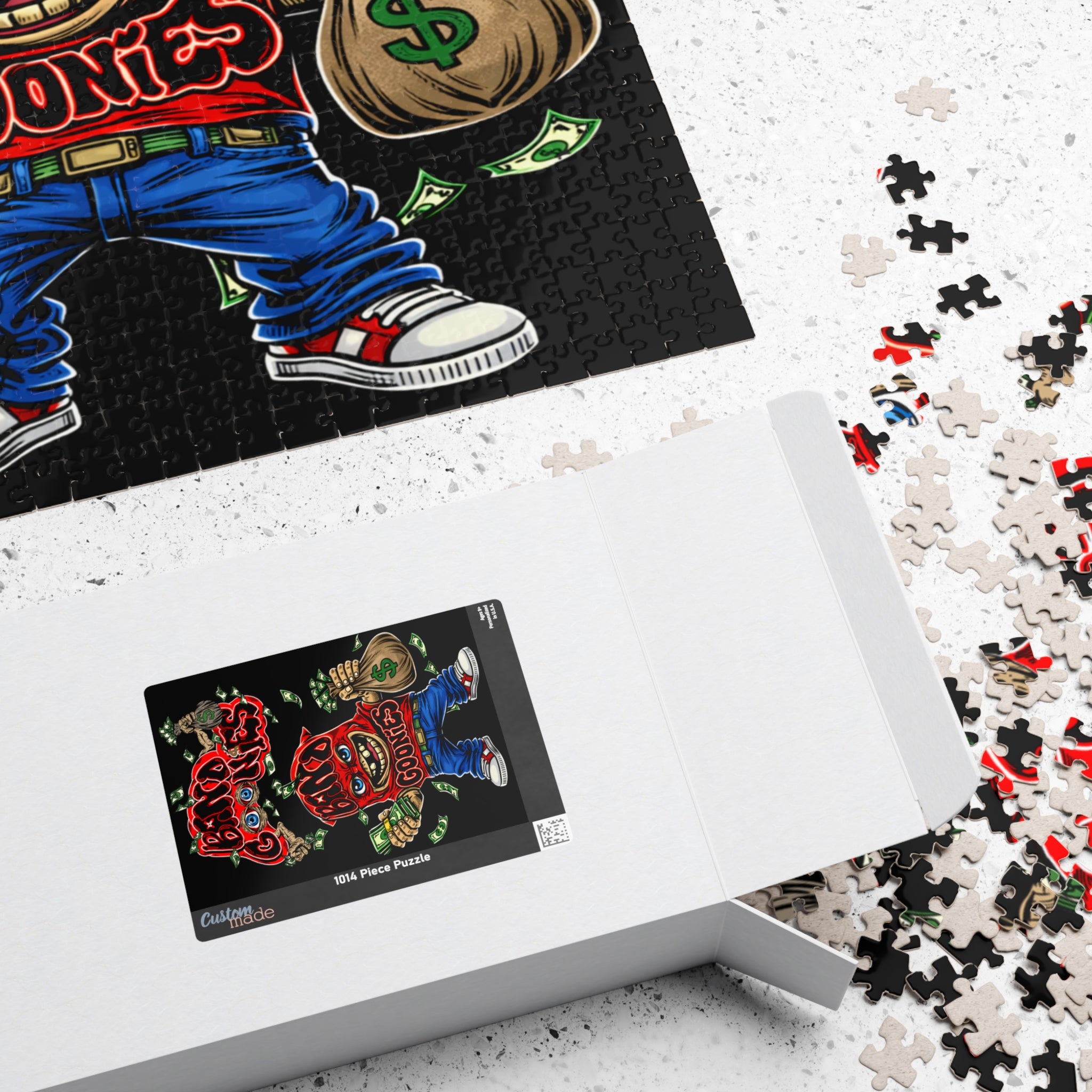 Puzzle (110, 252, 520, 1014-piece) | Black & Red