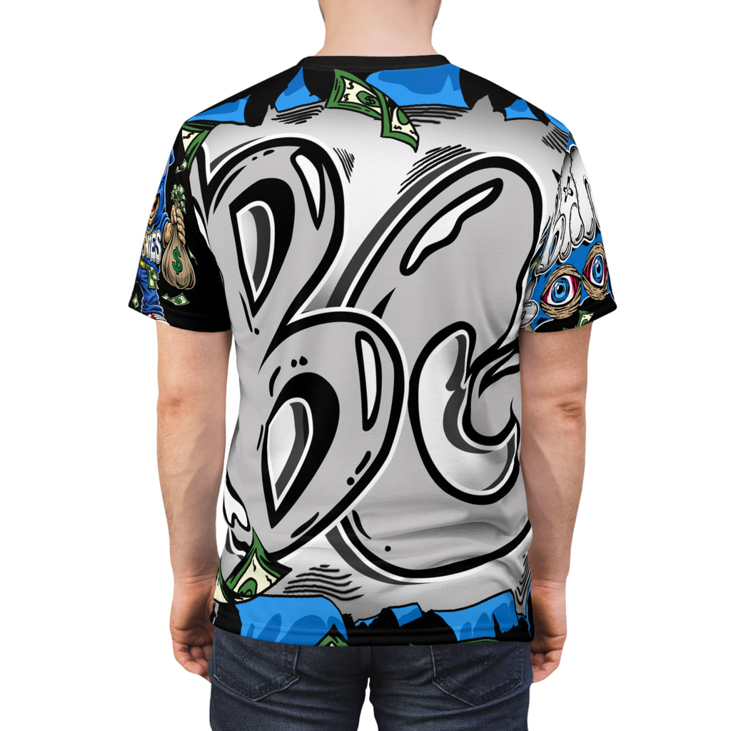 Cut & Sew T-Shirt | Blue Goonie