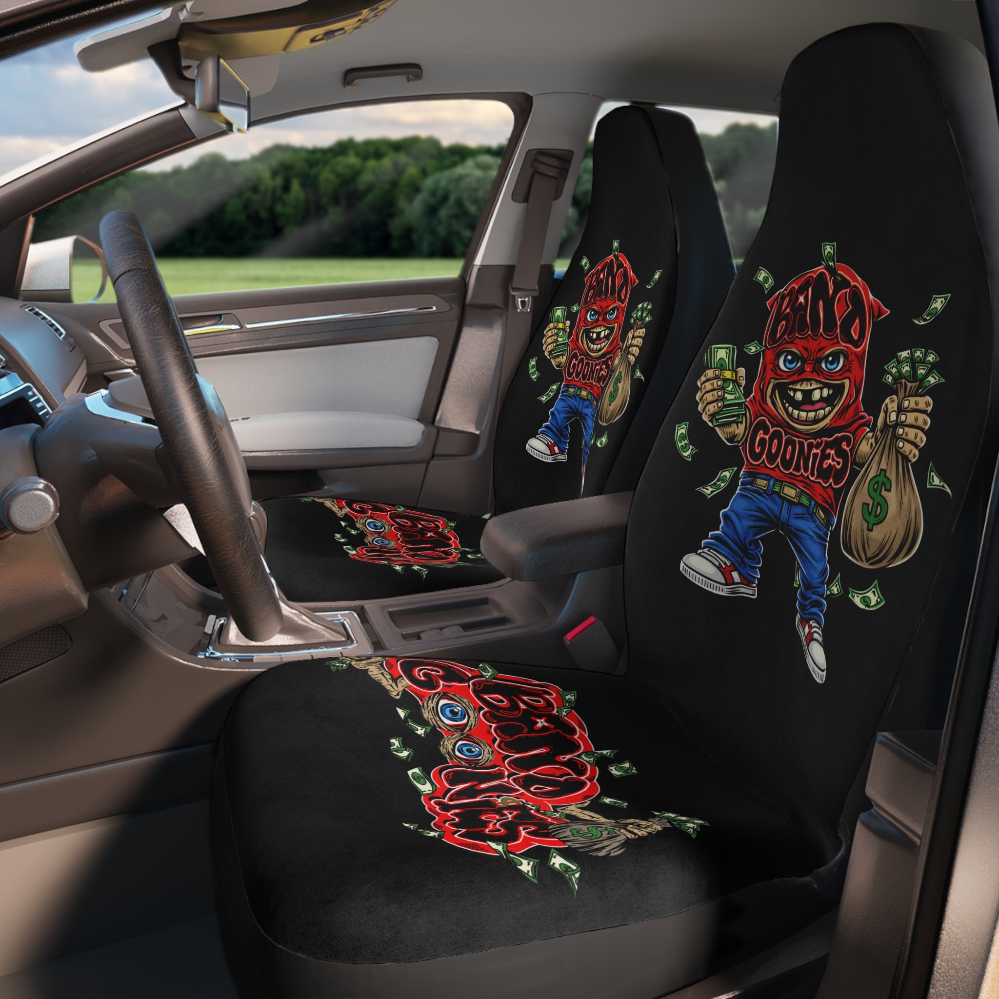 Polyester Car Seat Covers | Red Band Goonies