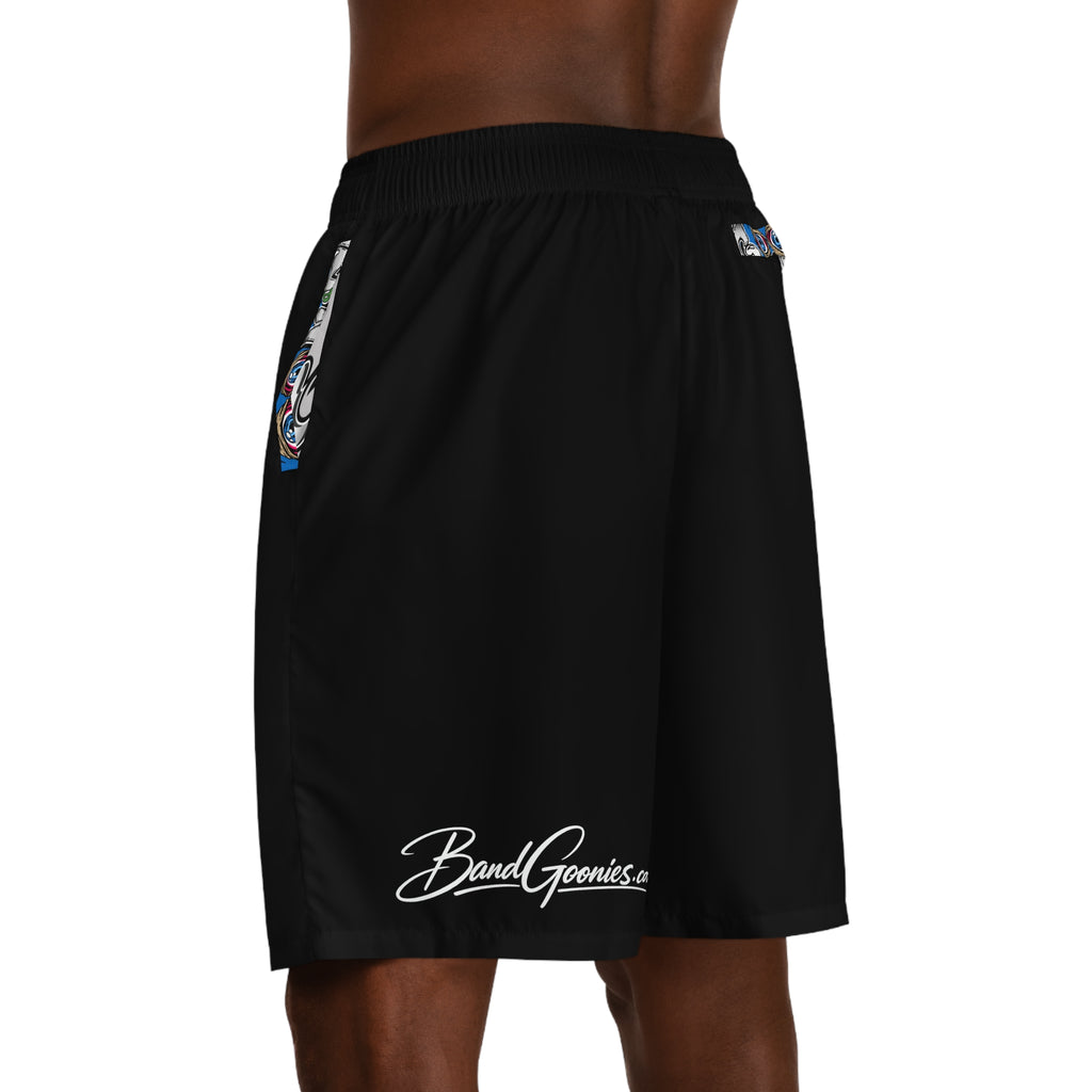 Men's Jogger Shorts (Black) | Blue Goonie "Built From Nothing"