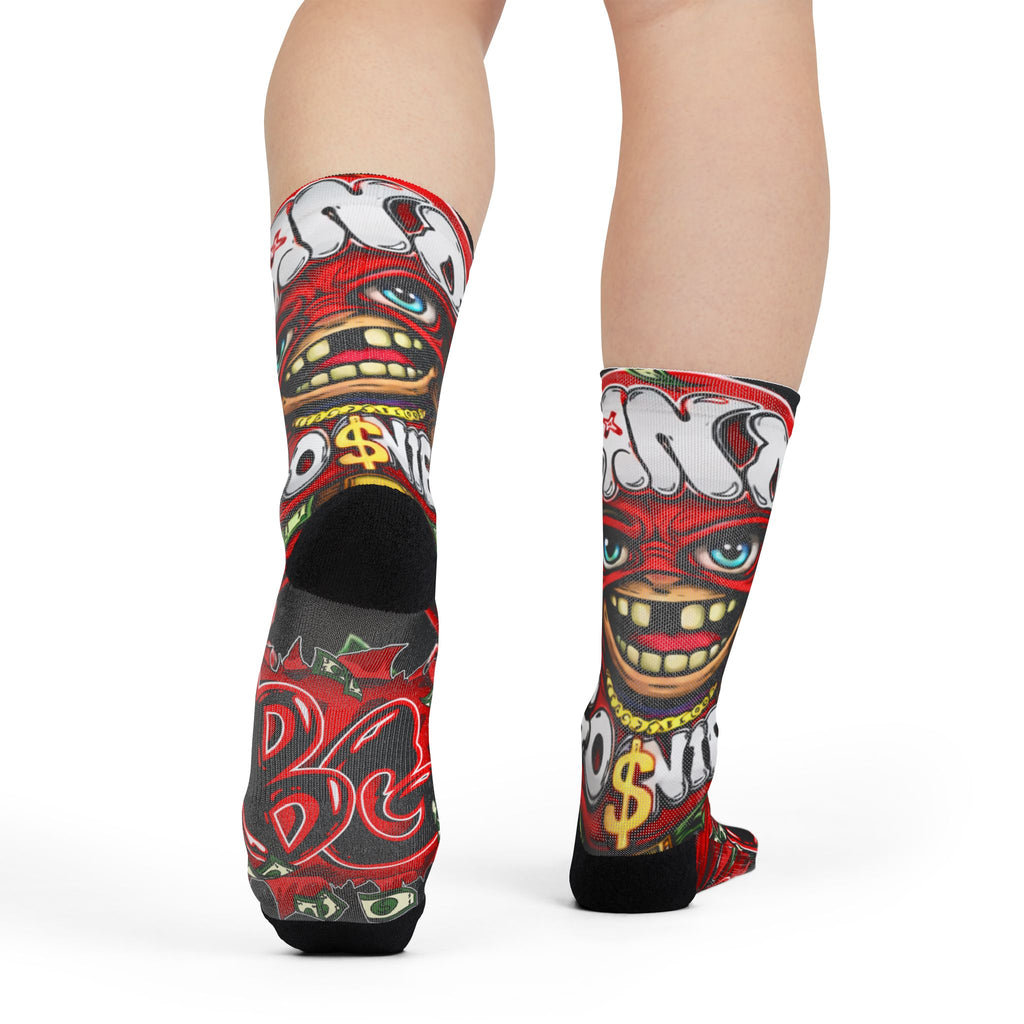 Red Goonie Crew Socks