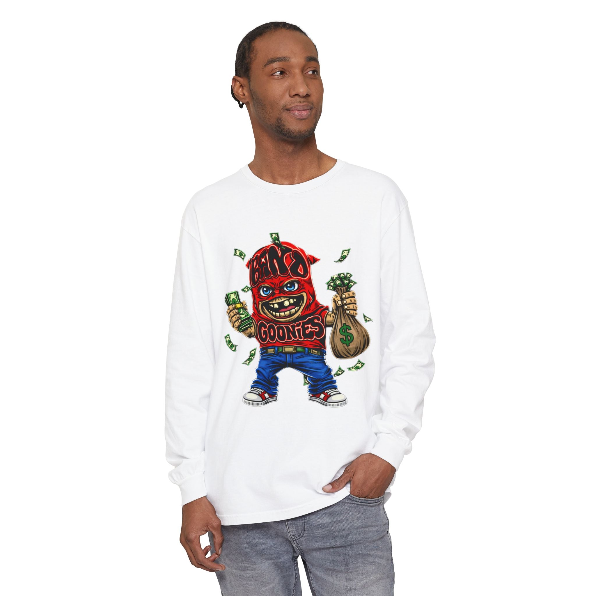 Unisex Garment-dyed Long Sleeve T-Shirt