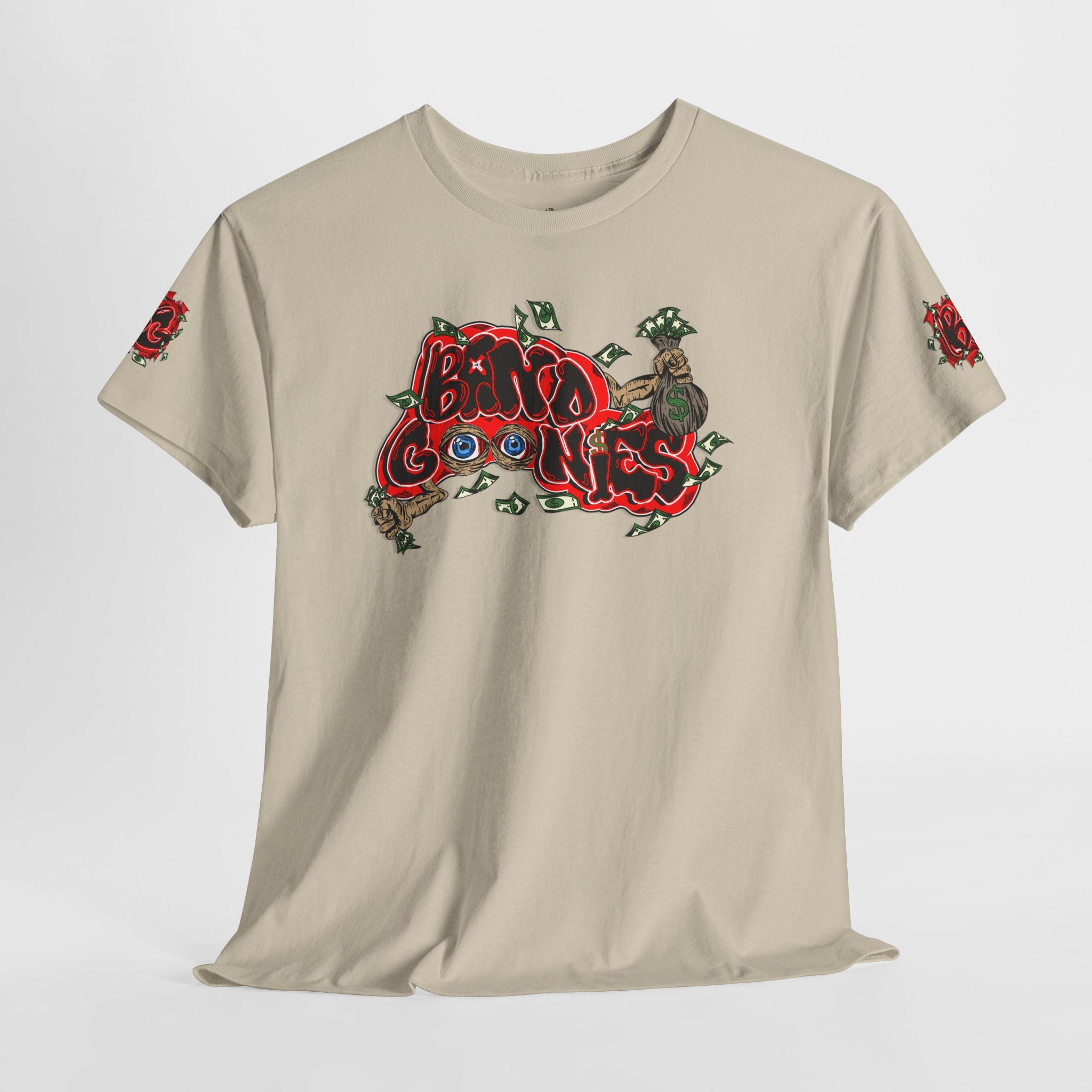 Heavy Cotton T-Shirt | White & Red