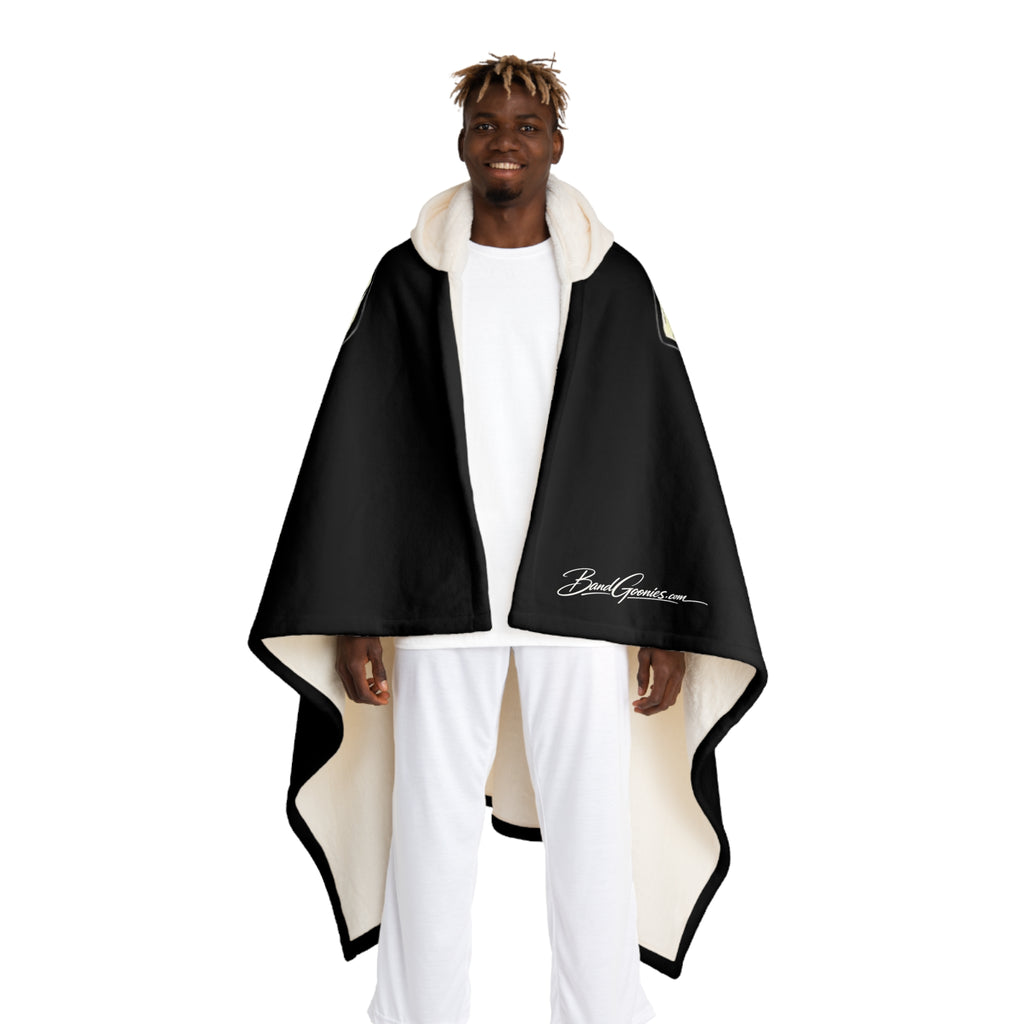 Hooded Sherpa Fleece Blanket | OG Goonie "The Grind Dont Stop, People Do"
